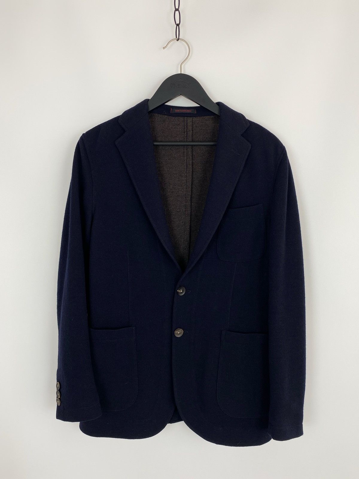 THE GIGI The Gigi Classic Dark Blue Blazer Made in Italy Size 48R - 2 Thumbnail