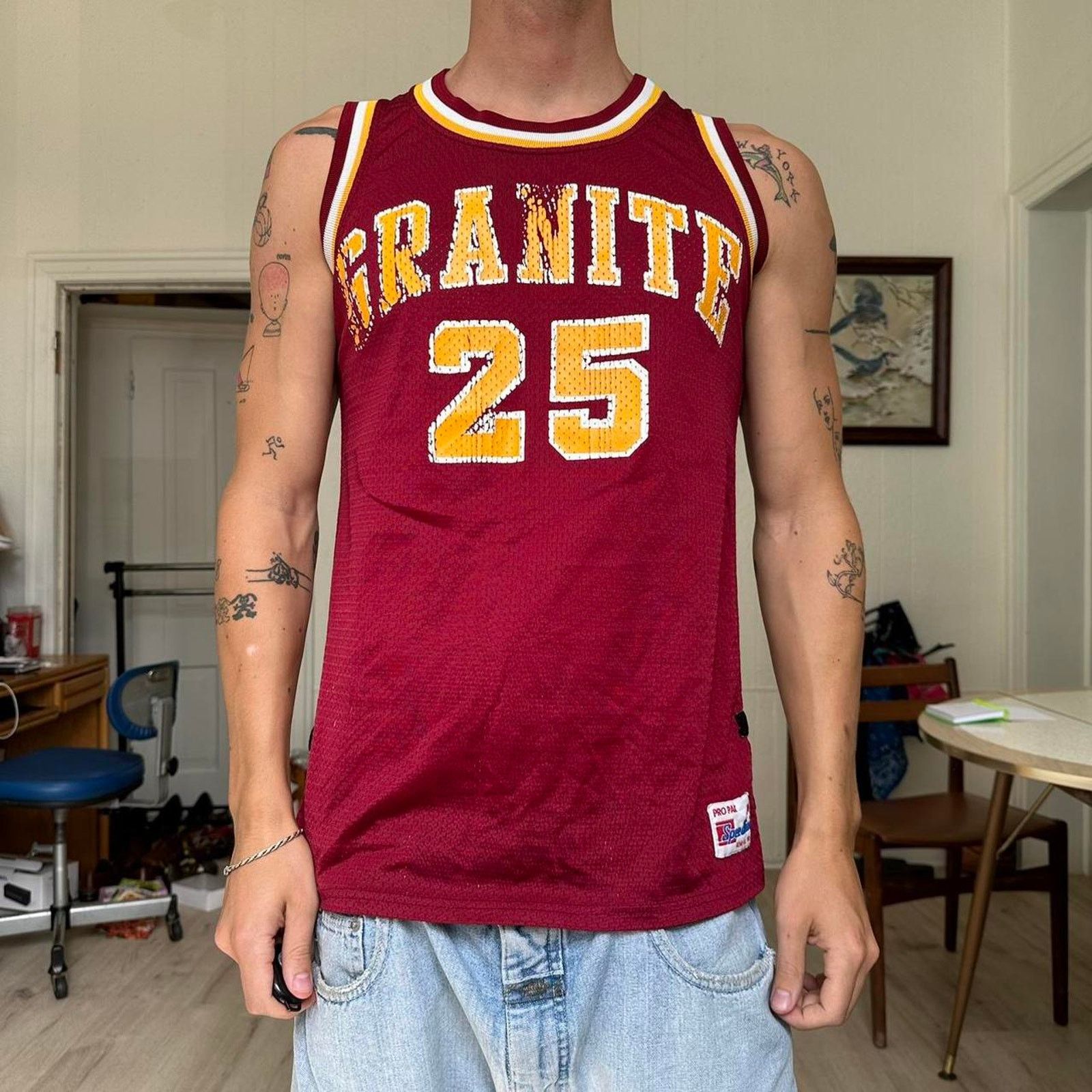 Vintage Vintage 80s 90s Speedline Pro Pak Mesh Basketball Jersey Top Size US M / EU 48-50 / 2 - 4 Thumbnail