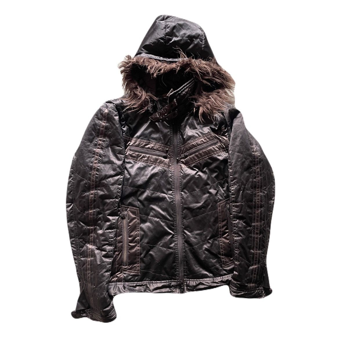 If Six Was Nine 2000s Hideaways Fur Detachable Sleeve Jacket archive Size US S / EU 44-46 / 1 - 2 Thumbnail