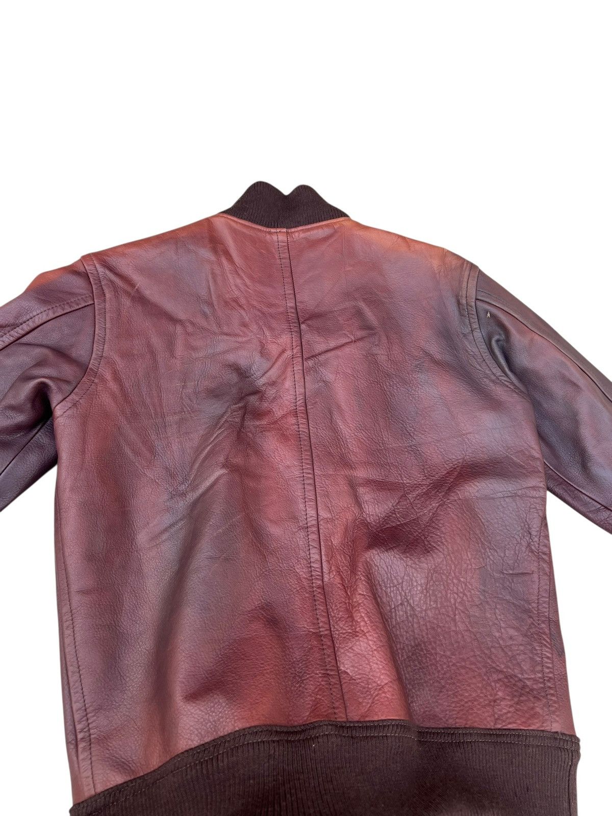 N.Hoolywood SAMPLE Only N.Hoolywood Japan Fade Patina Leather Jacket Size US S / EU 44-46 / 1 - 20 Thumbnail