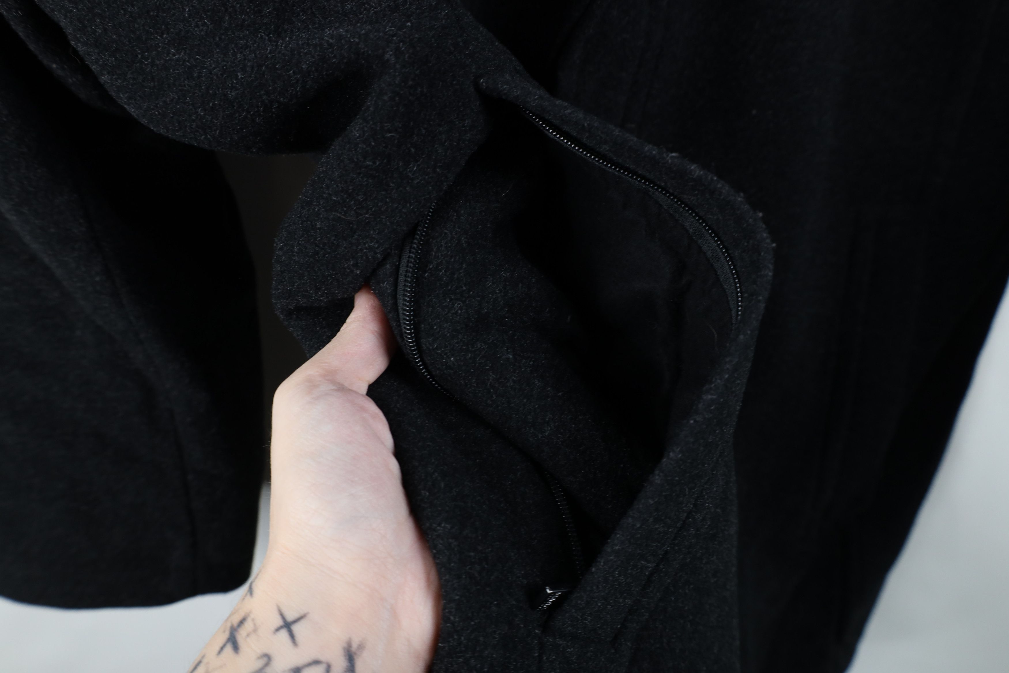 Vintage Marc New York Andrew Marc Blend Car Coat Jacket Charcoal Size US L / EU 52-54 / 3 - 5 Thumbnail