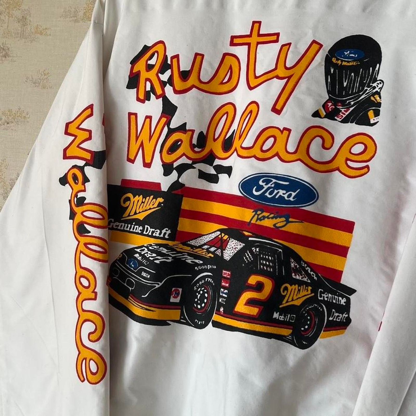 Other Vtg 1996 Rusty Wallace Miller NASCAR Jacket | USA Made | XL Size US XL / EU 56 / 4 - 6 Thumbnail