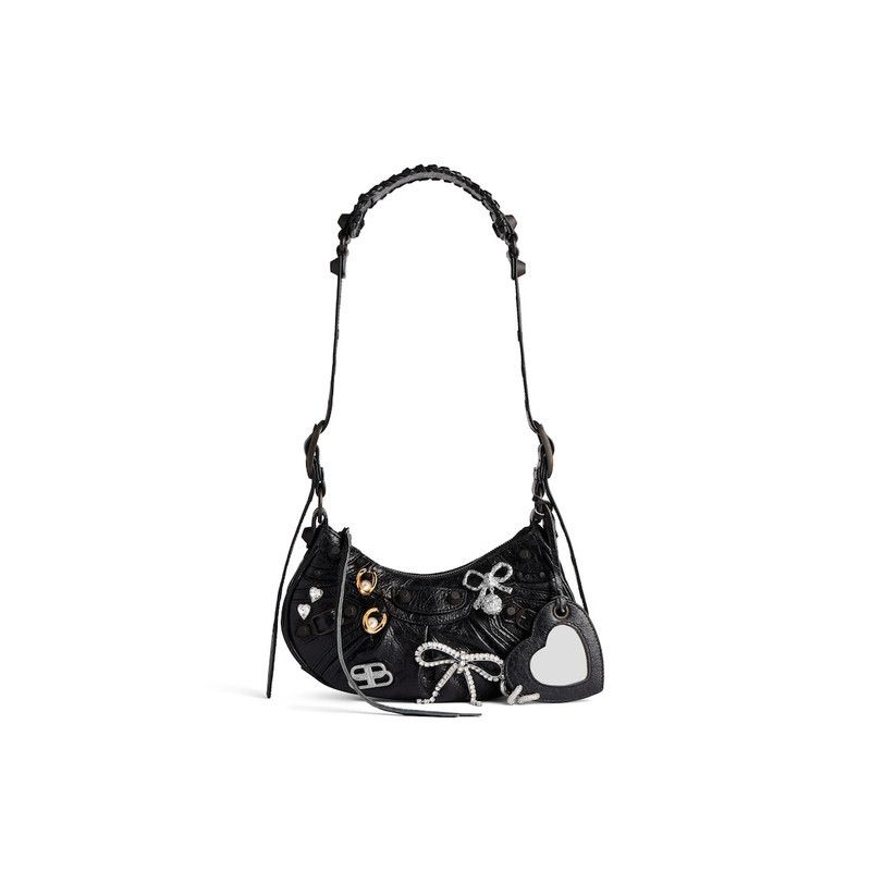 Balenciaga o1srvl11e0526 Size: OS / Le Cagole XS Shoulder Bag in Black Size ONE SIZE - 1 Thumbnail
