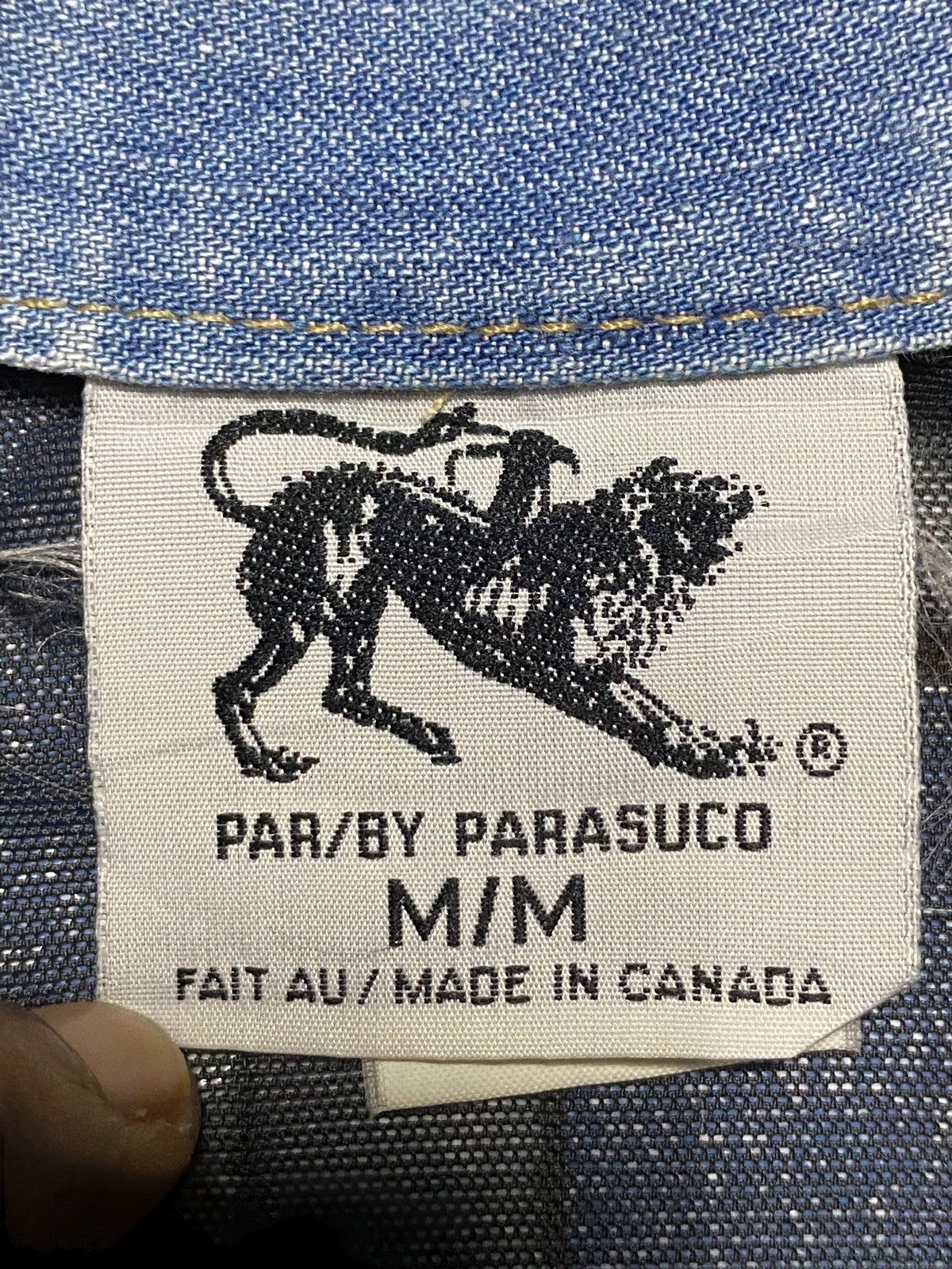 Parasuco Vintage Rare Sexy OuterShirt Parasuco Blue Wash Size M / US 6-8 / IT 42-44 - 18 Thumbnail