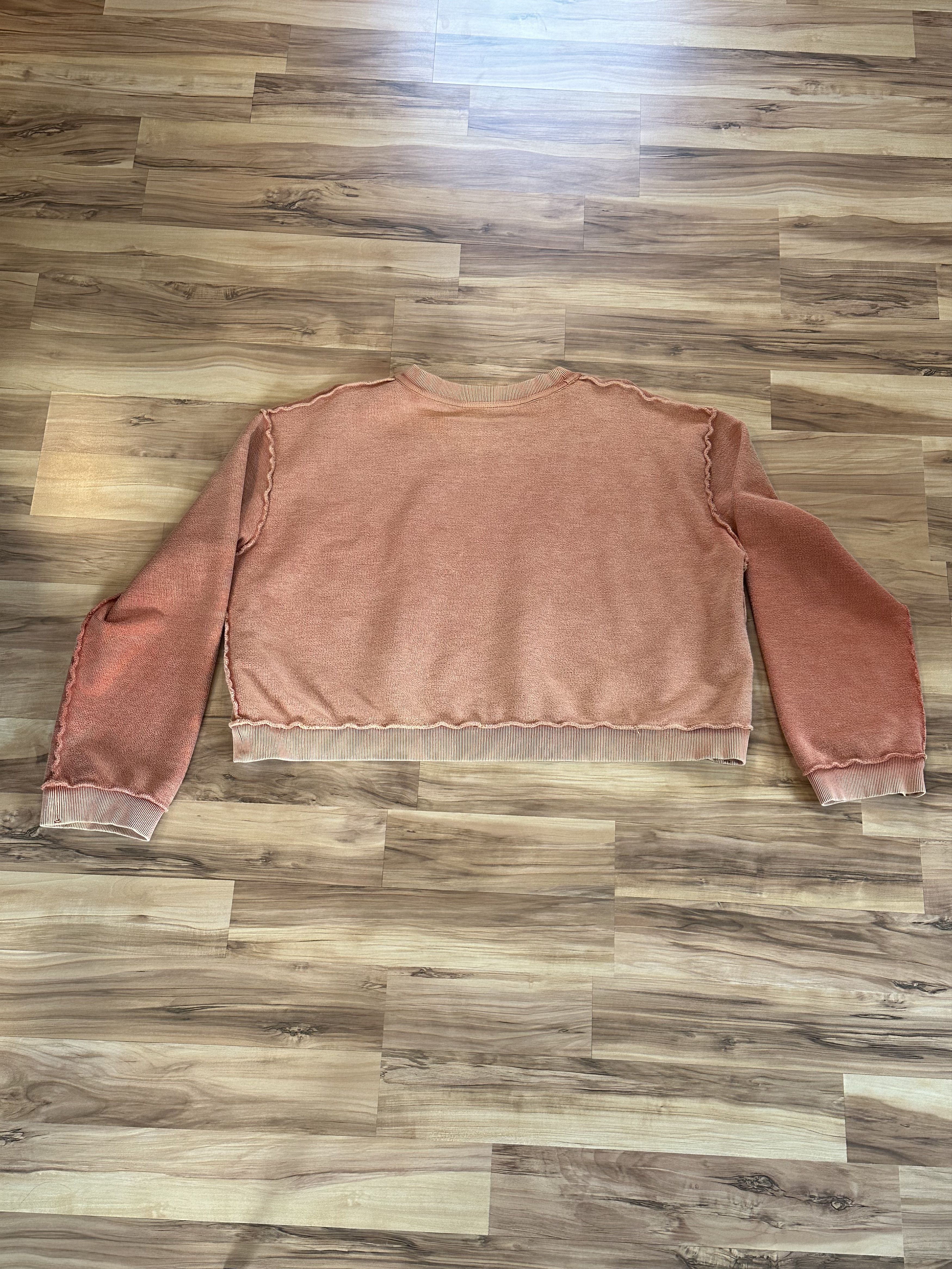 Sangiev Sangiev Orange Reversible Bharatanatyam Cropped Sweatshirt Size US S / EU 44-46 / 1 - 3 Thumbnail