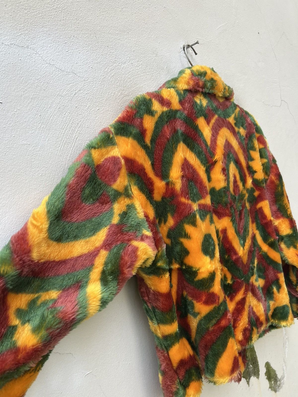 Enrico Coveri Vintage Enrico Coveri Sport Psychedelic Fleece Coat Jacket Size US M / EU 48-50 / 2 - 17 Thumbnail