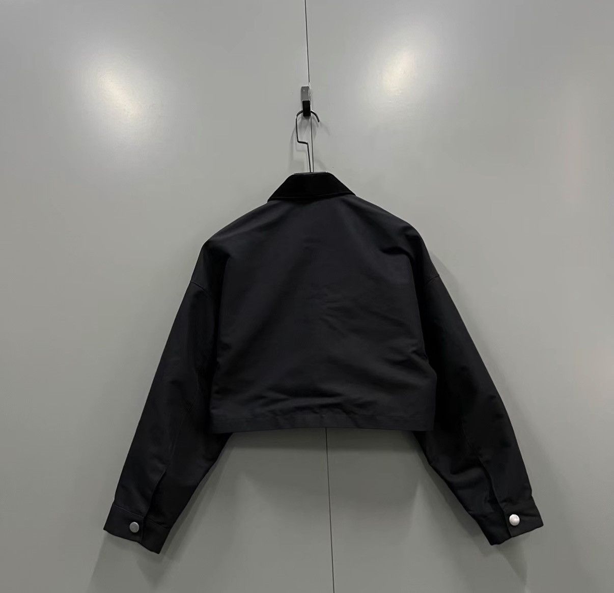 Prada Prada Black Triangle Logo Jacket J41 Size XS / US 0-2 / IT 36-38 - 2 Thumbnail
