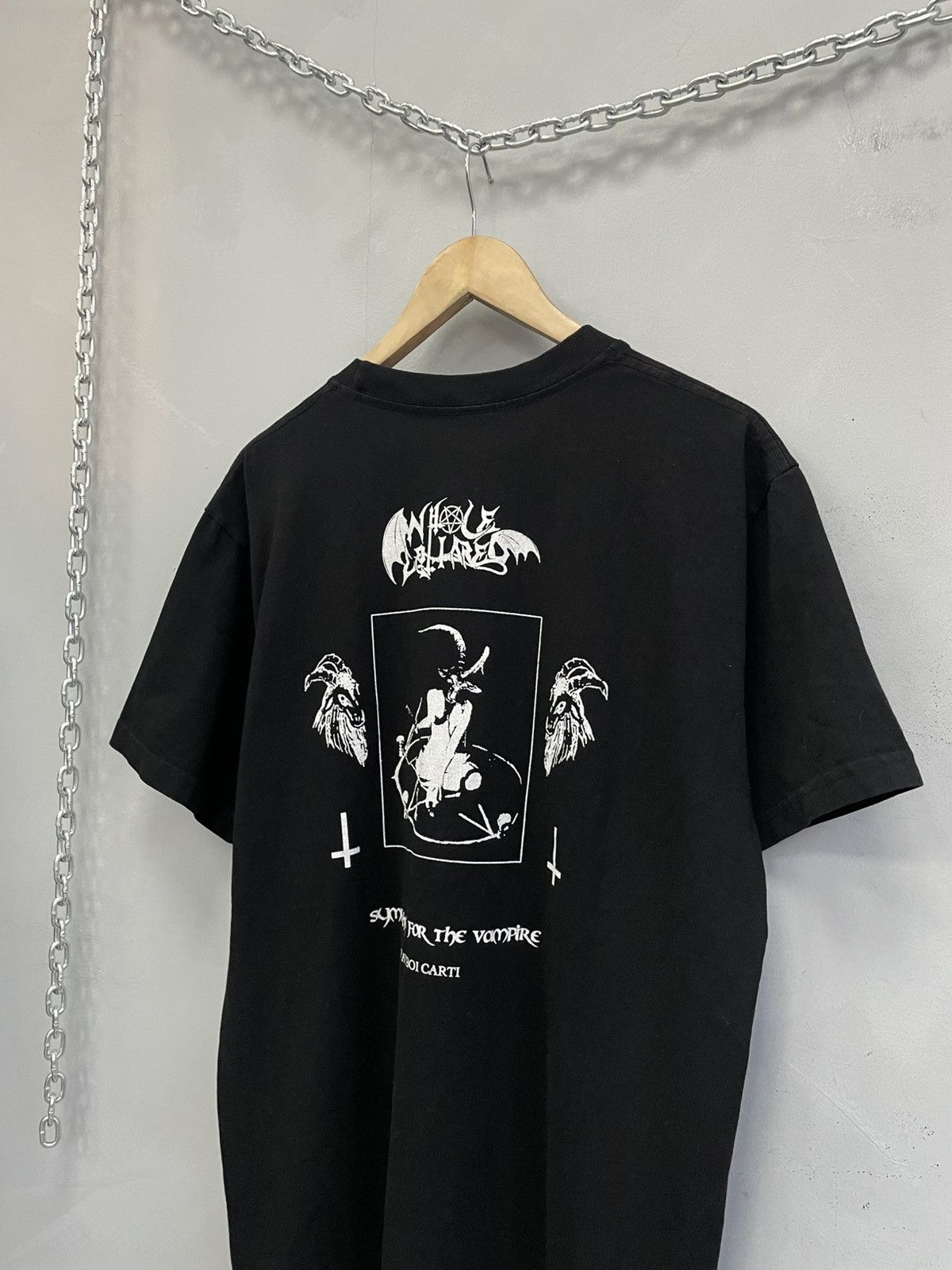 Playboi Carti Playboi Carti rare black t-shirt baggy hype style Size US M / EU 48-50 / 2 - 8 Thumbnail