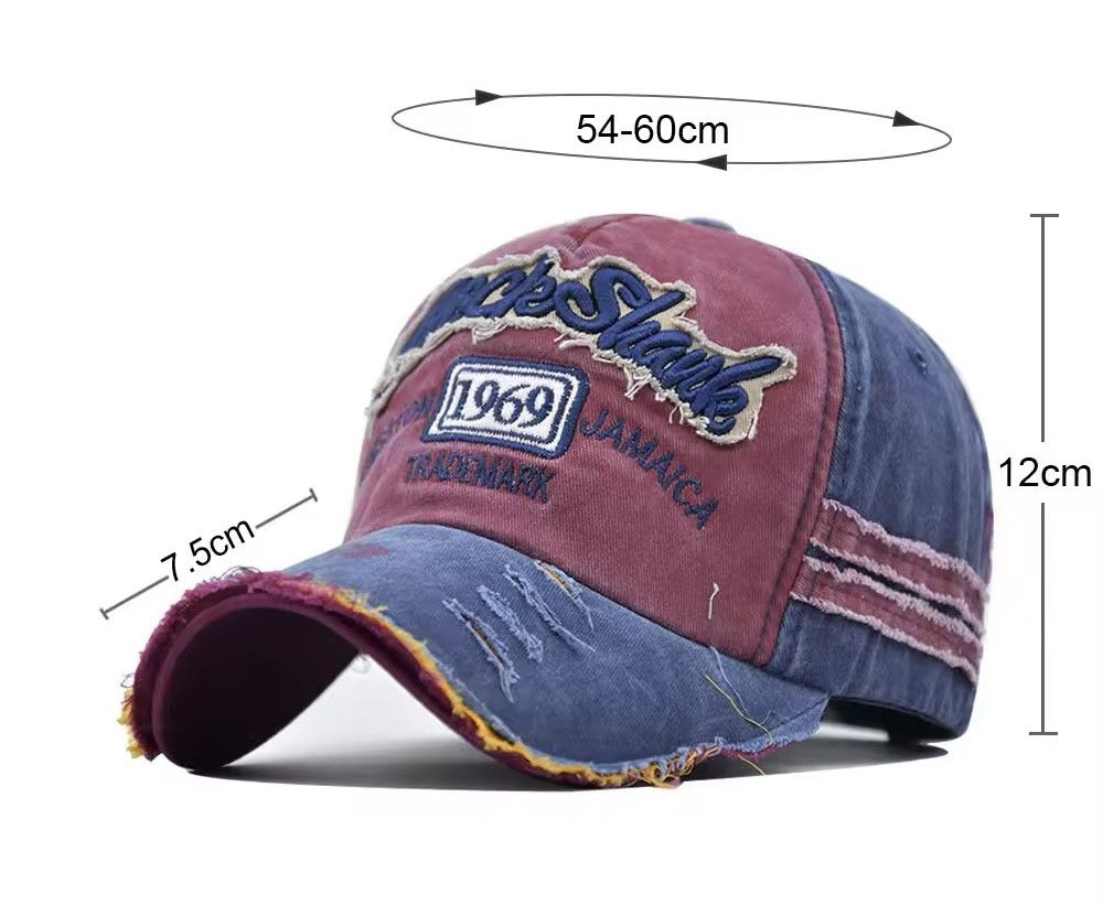 Vintage Letter Embroidery Baseball Cap Size ONE SIZE - 5 Thumbnail