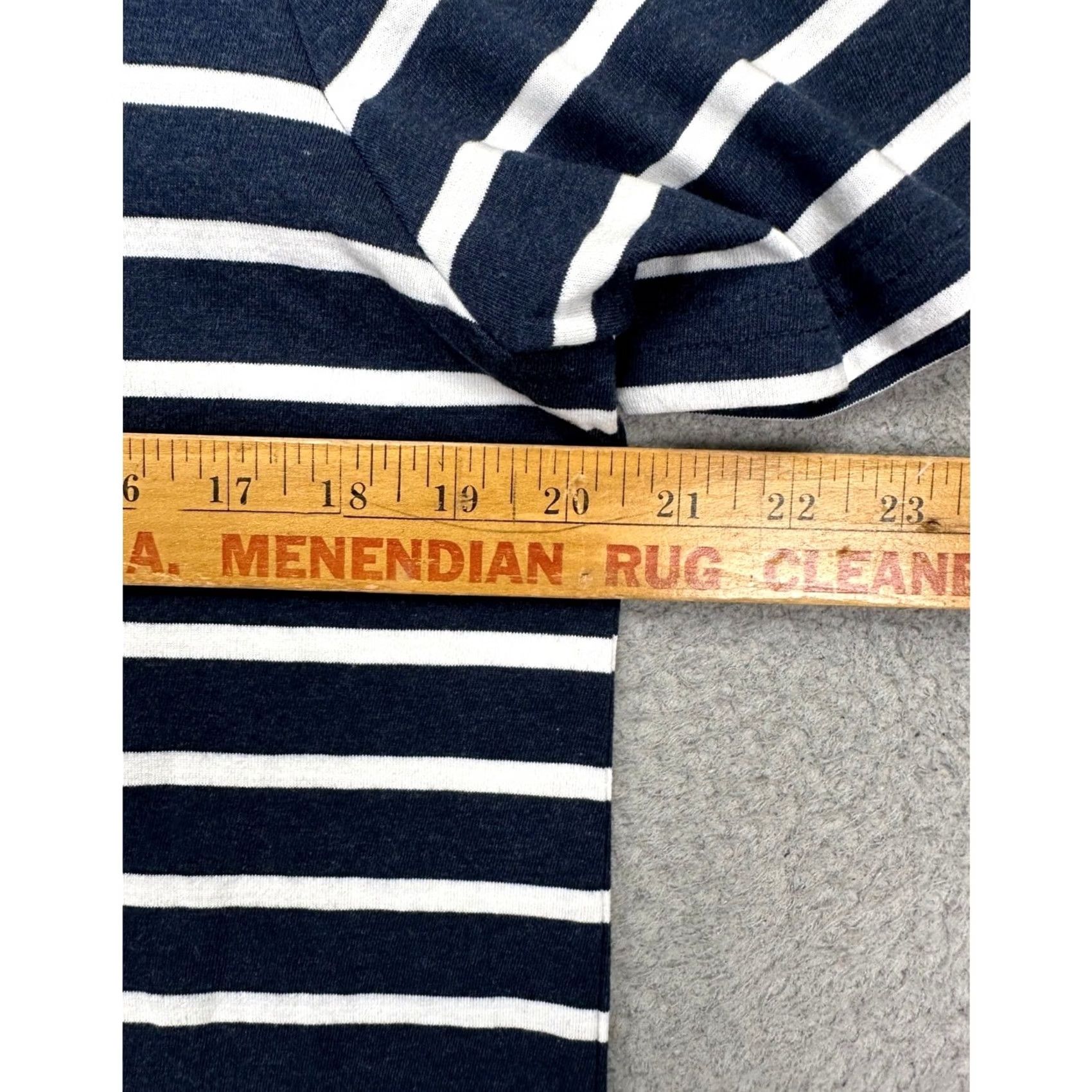 Vintage St Johns Bay Polo Shirt Mens Small Navy Striped Performance Quick Dry Rugby Size US S / EU 44-46 / 1 - 7 Thumbnail
