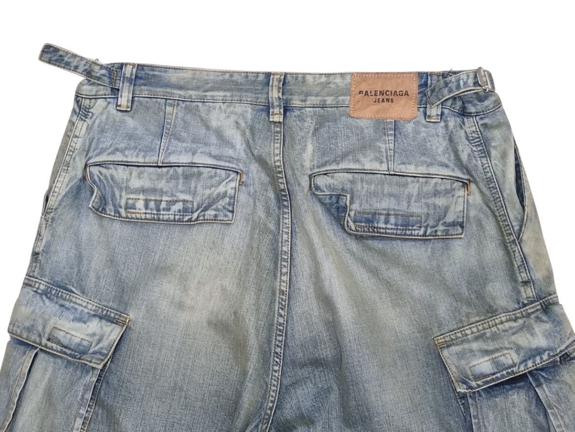 Balenciaga Balenciaga Japanese Convertible Cargo Denim Pants Size US 32 / EU 48 - 5 Thumbnail