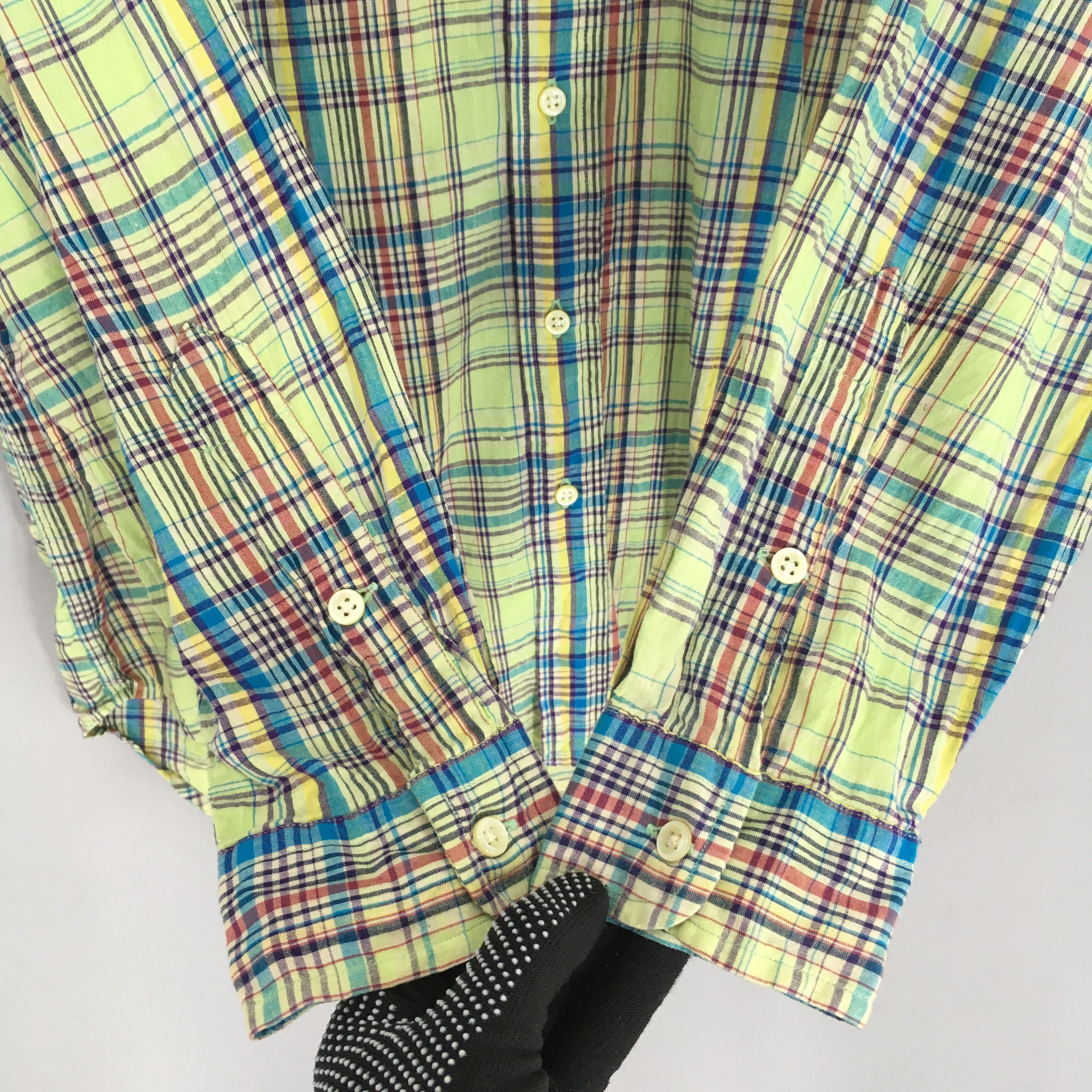 Polo Ralph Lauren Vintage 90s Polo Ralph Lauren Checkered Flannel Shirt Large Size US L / EU 52-54 / 3 - 4 Thumbnail