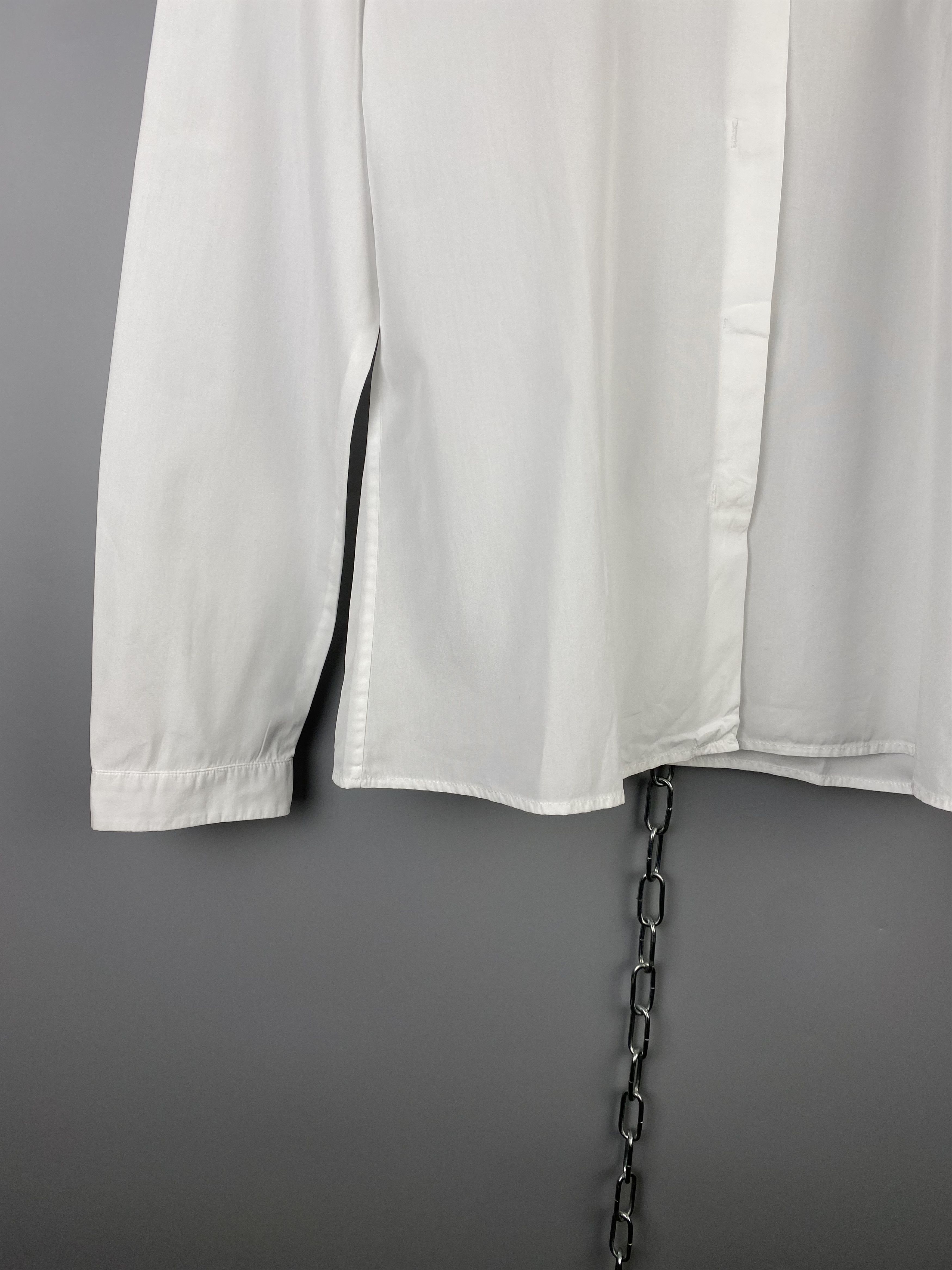 Jil Sander Jil Sander Womens White Button Casual Shirt Size S / US 4 / IT 40 - 5 Thumbnail