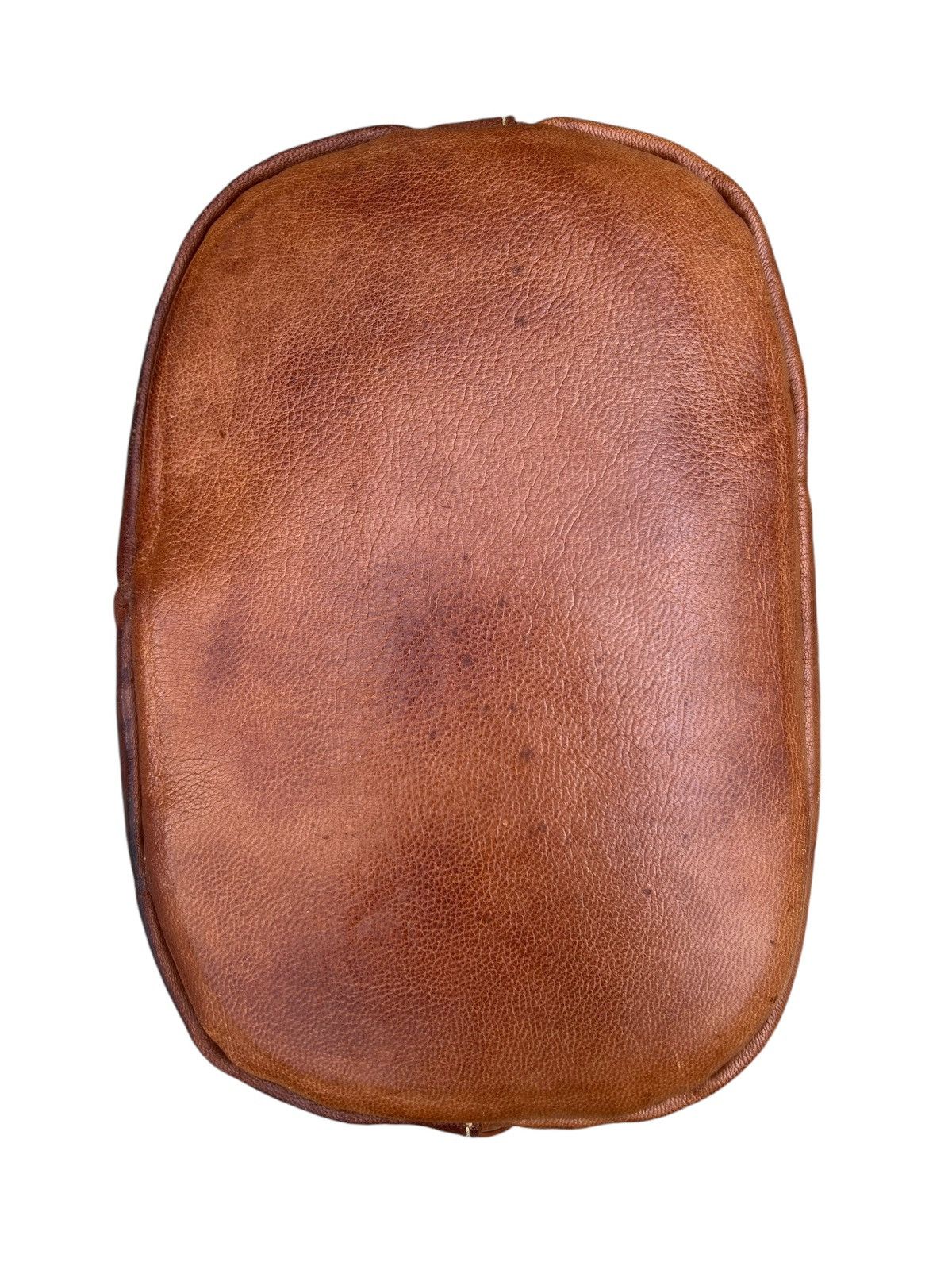 Leather Trashed Genten Japan Distress Patina Leather Bag Bucket Size ONE SIZE - 17 Thumbnail