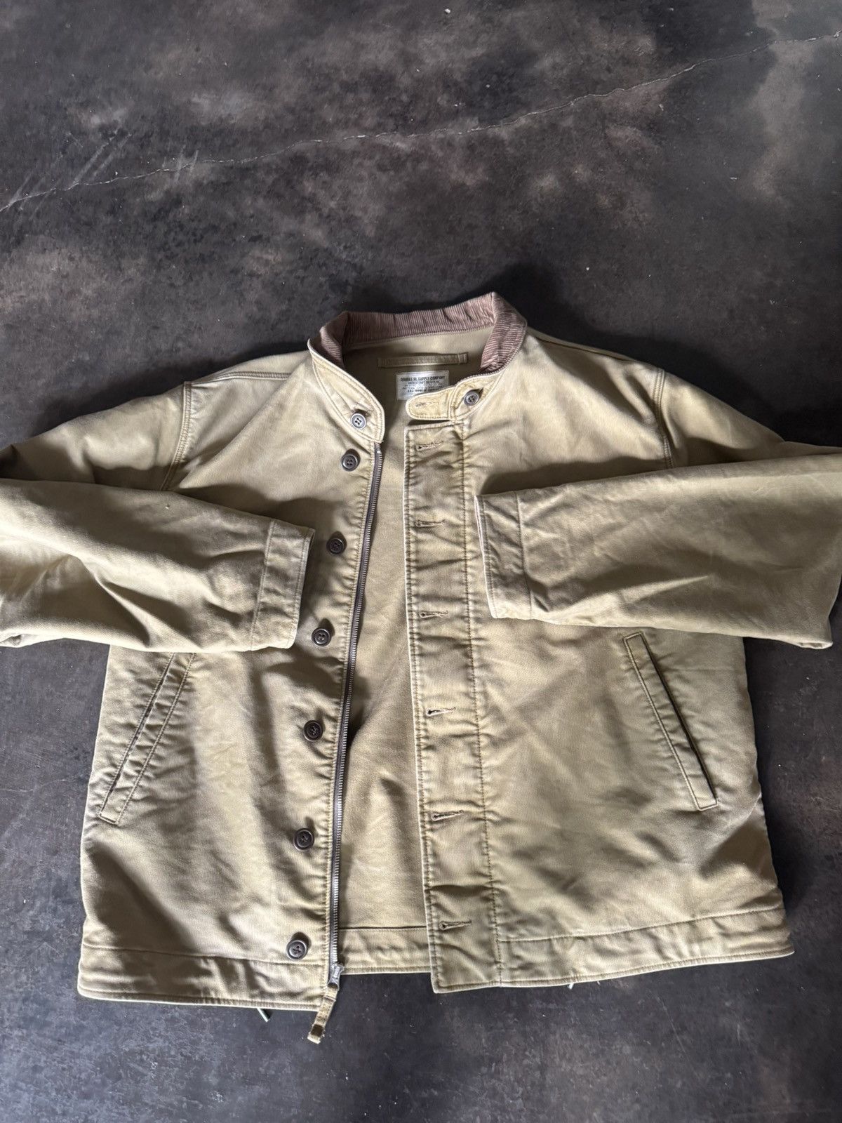 RRL Ralph Lauren RRL Ralph Lauren Deck Jacket - Khaki Size US XL / EU 56 / 4 - 4 Thumbnail