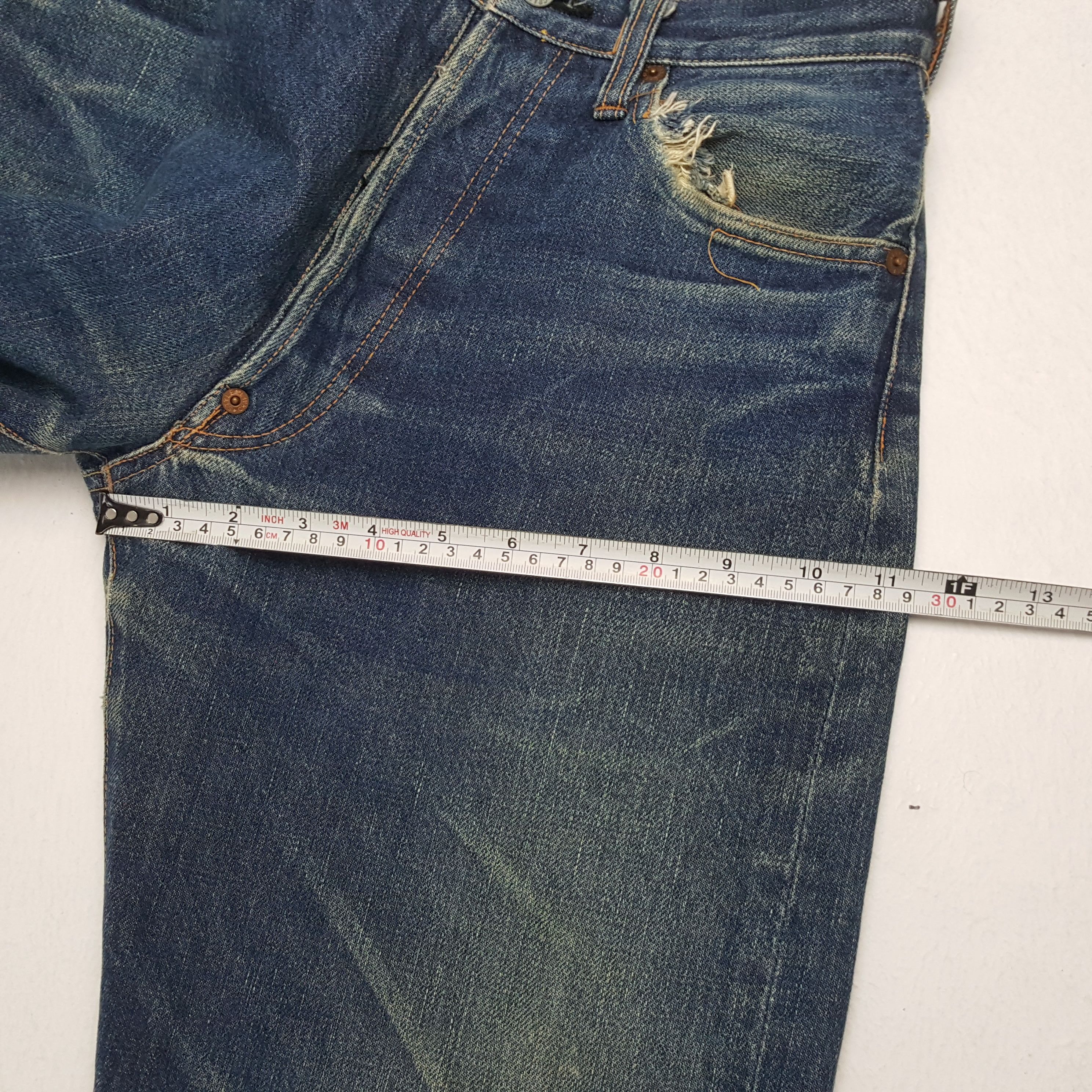 Evisu × Japanese Brand × Vintage Vintage EVIS Japanese Brand Daicock Custom Style Jeans Size US 26 / EU 42 - 9 Thumbnail