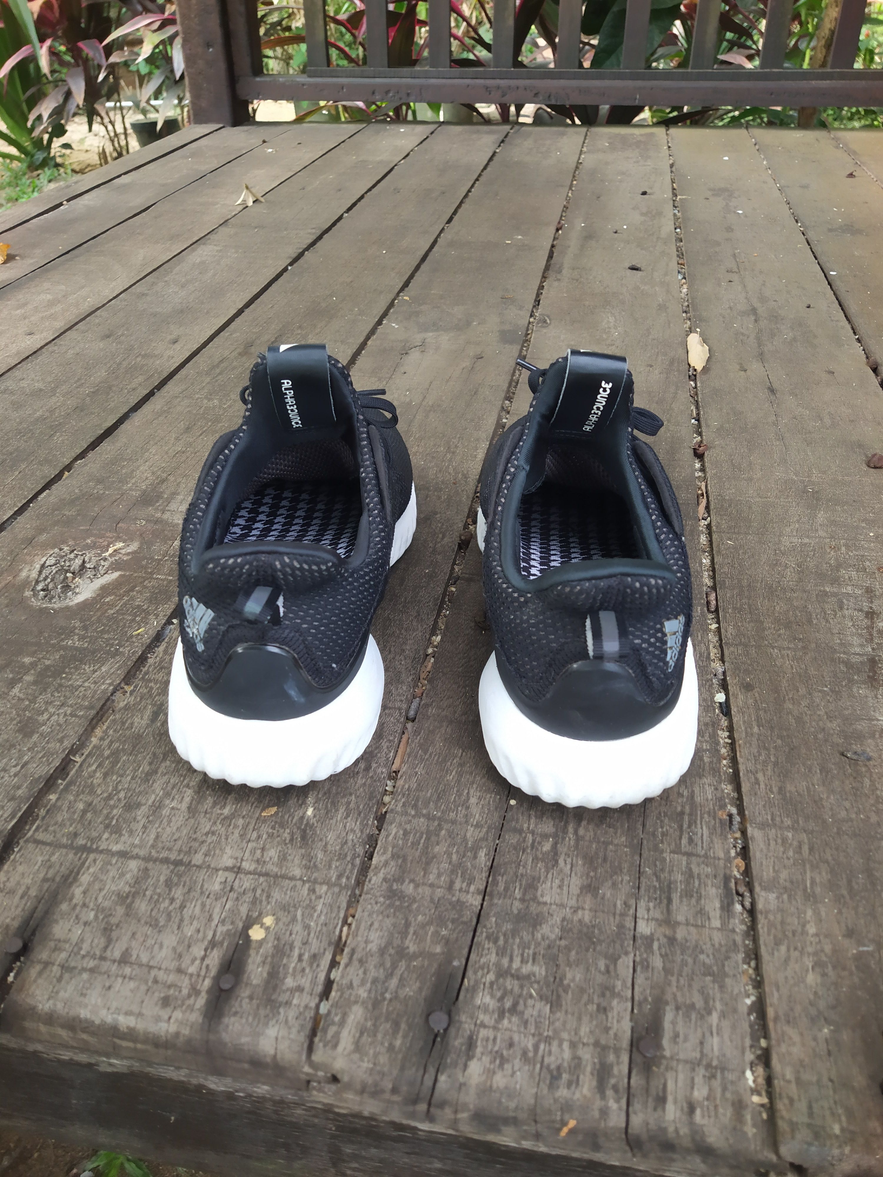 Adidas Adidas AlphaBounce EM Core Black White Running Shoes BW0538 Size US 9 / EU 42 - 3 Thumbnail