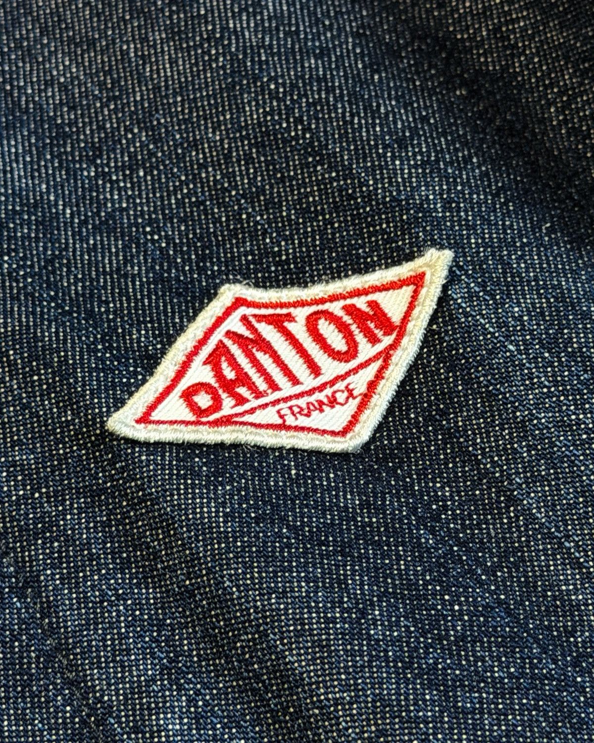 Danton DANTON ROUND COLLAR DENIM JACKET Size US S / EU 44-46 / 1 - 5 Thumbnail