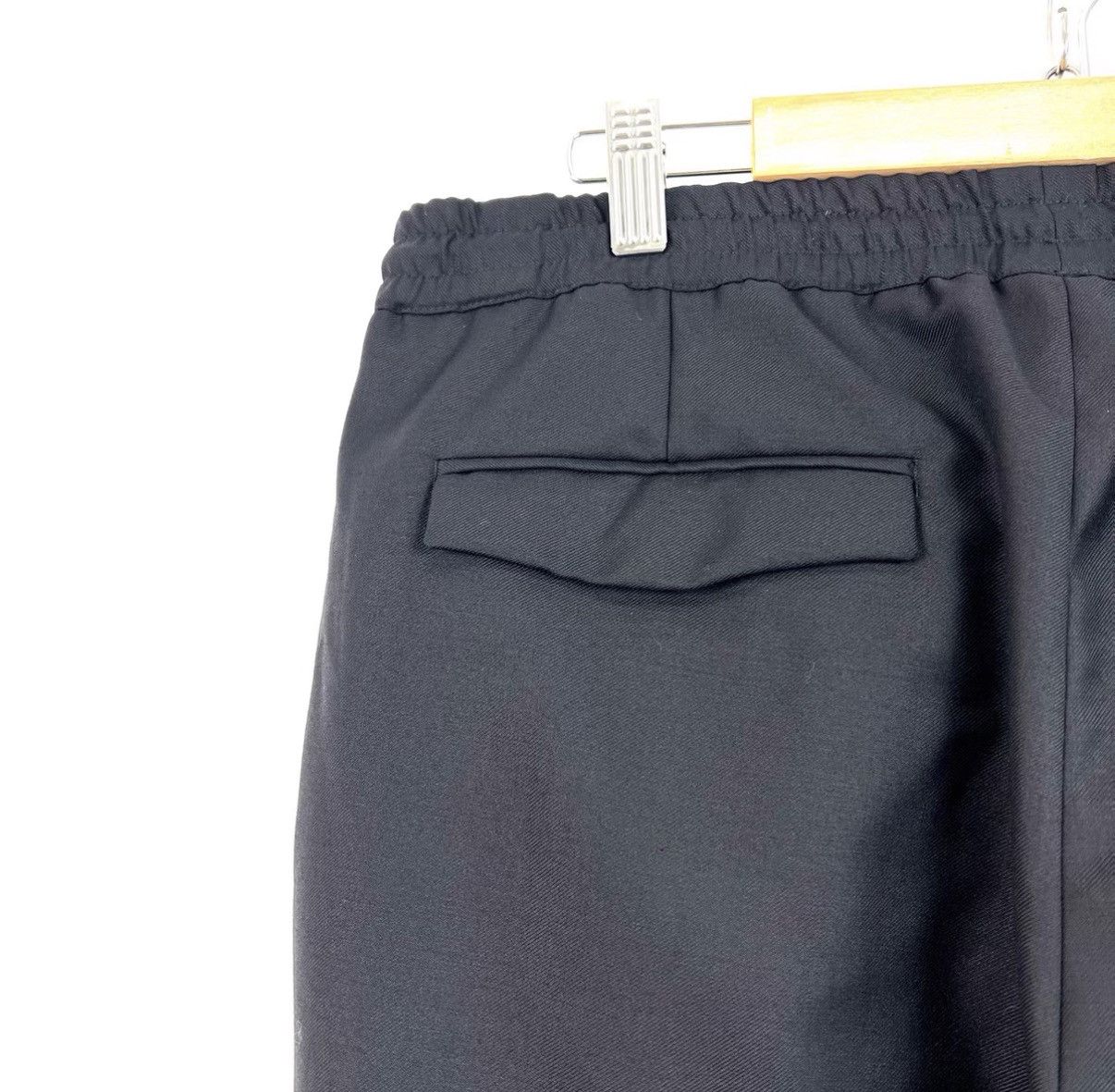 Dior Dior Black Drawstring Mid Waist Knit Track Pants K12 Size US 32 / EU 48 - 5 Thumbnail