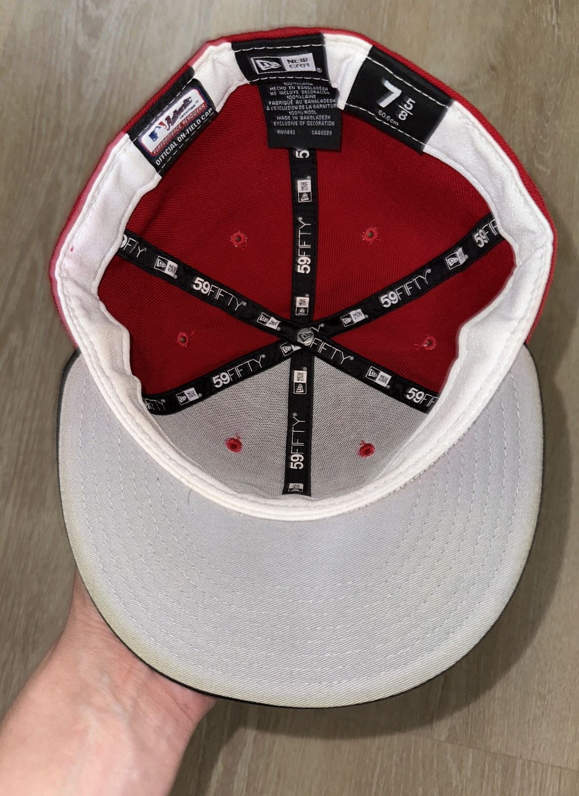 New Era Cincinnati Reds New Era Fitted Hat Size 7 5/8 Size ONE SIZE - 5 Thumbnail