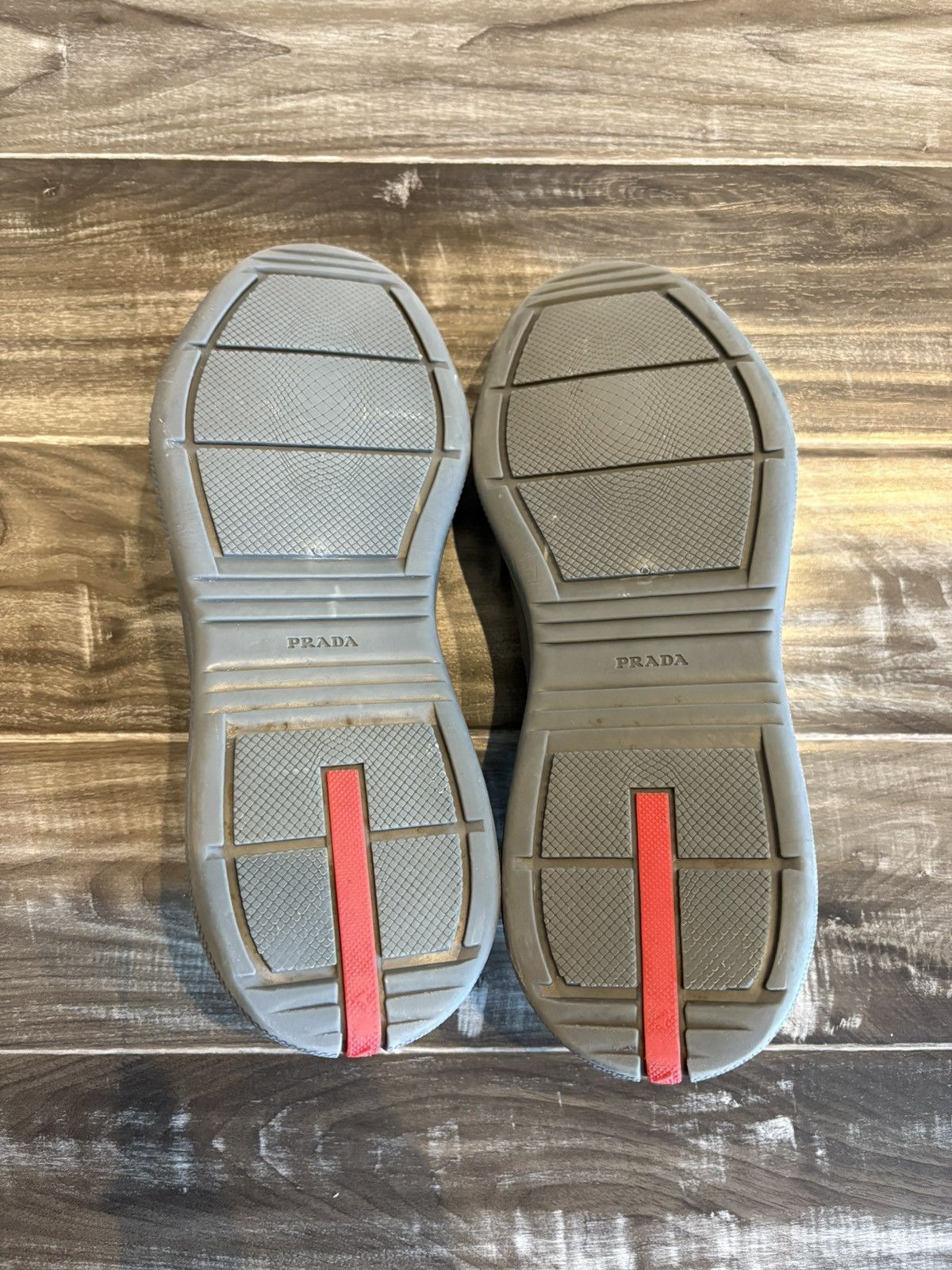 Prada Prada America's Cup Soft rubber sneakers - steel gray Size US 12 / EU 45 - 4 Thumbnail