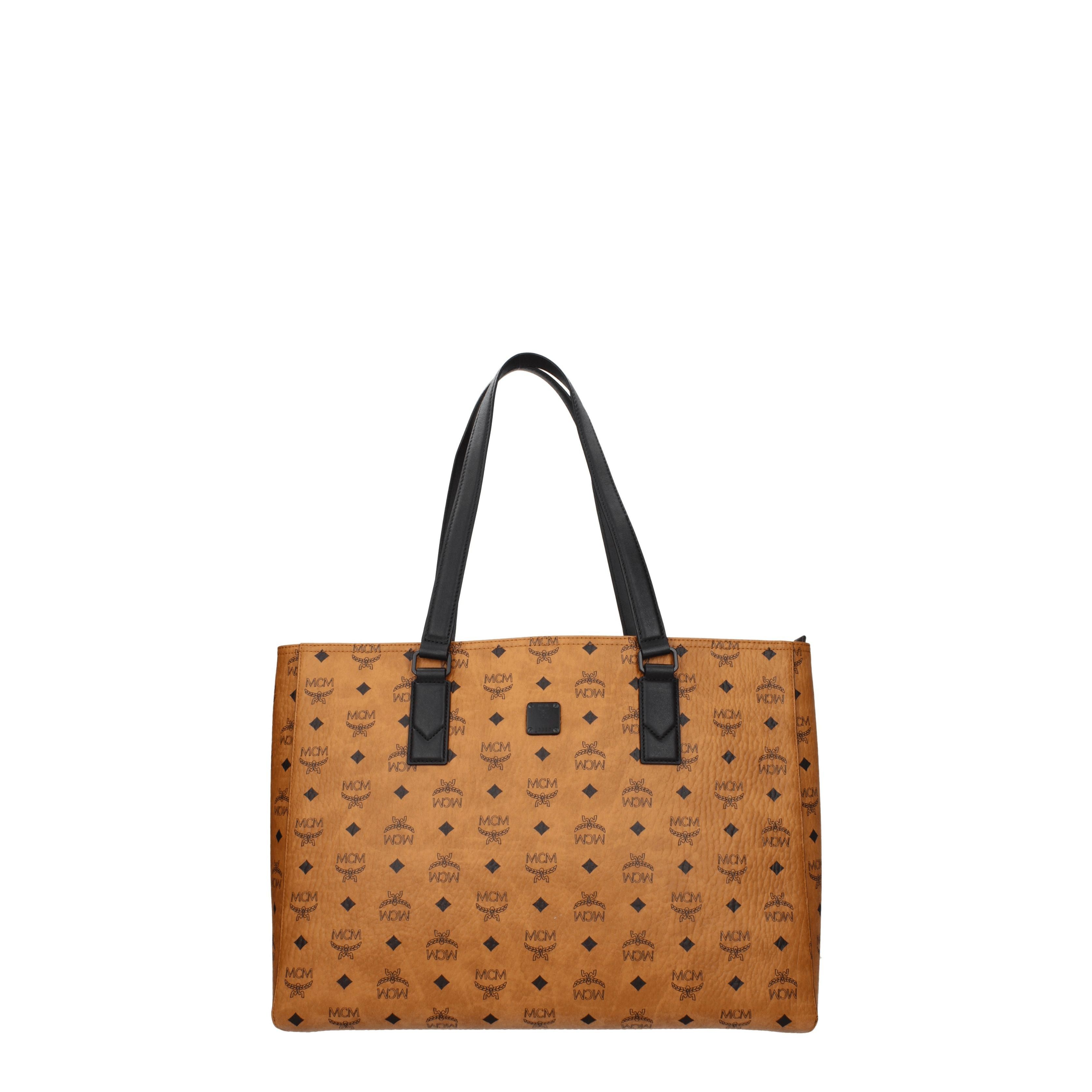 MCM Shoulder Bag In Leather in Black, Women's