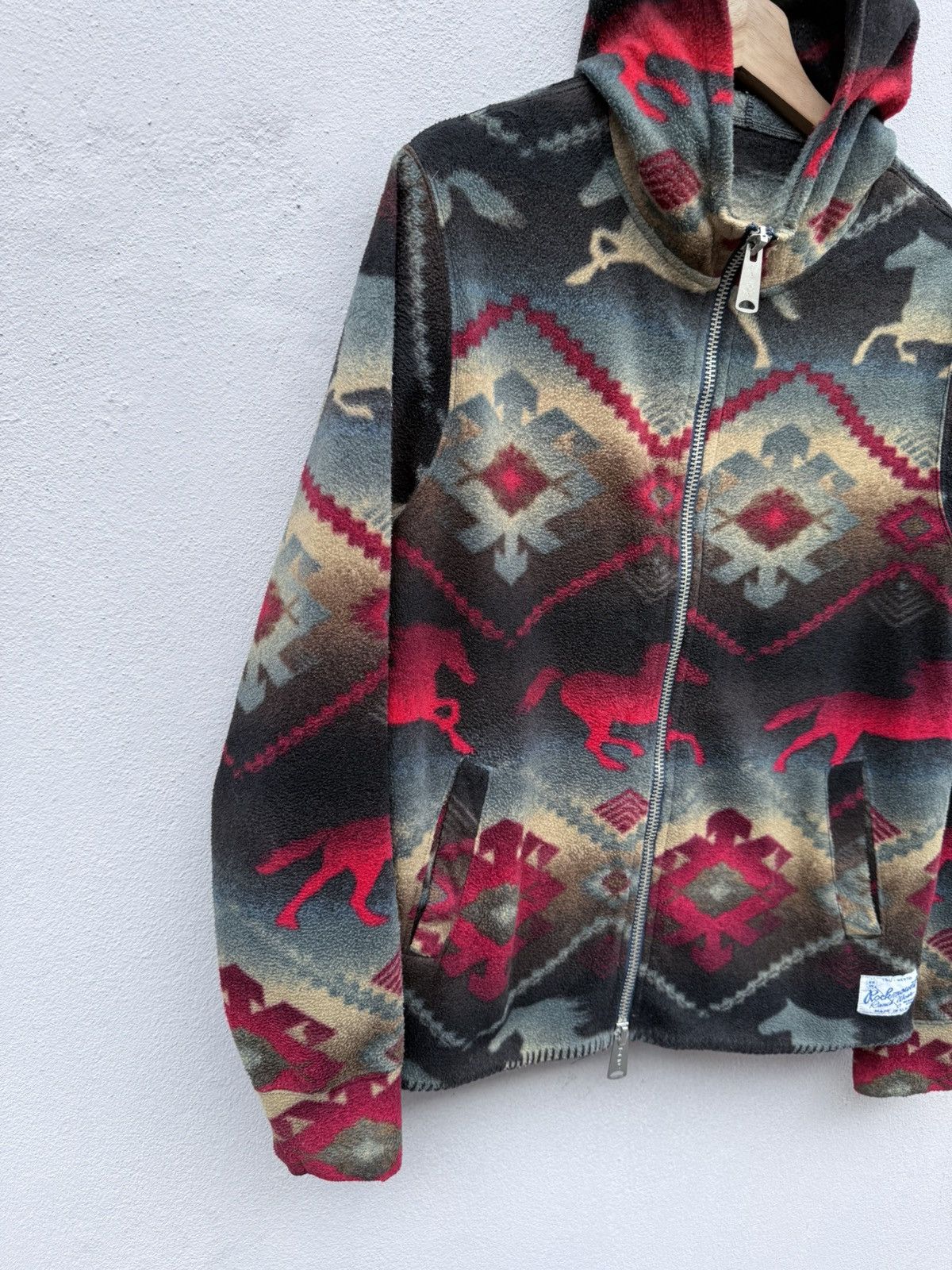 Rockmount Ranch Wear 1980s Rockmount RanchWear Native/Navajo AOP Big Talon Zipper Size US S / EU 44-46 / 1 - 4 Thumbnail