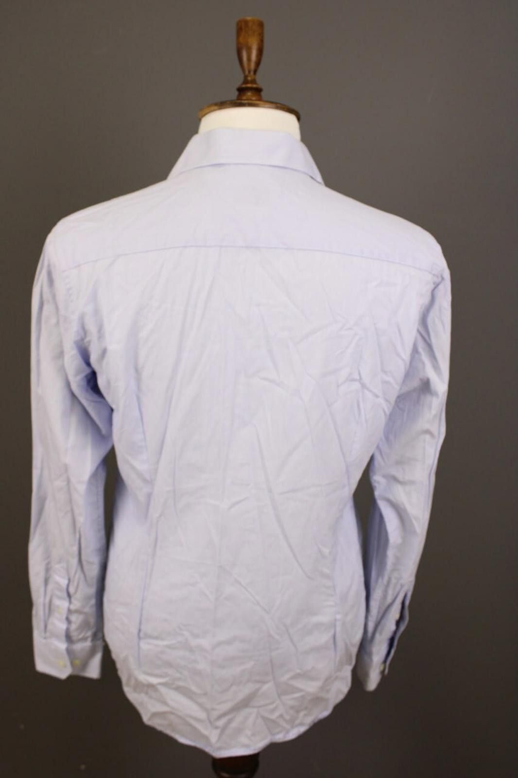 Eton Eton Slim Fit Blue Pinstripe Button Dress Shirt Size 16 41 L Size US M / EU 48-50 / 2 - 6 Thumbnail