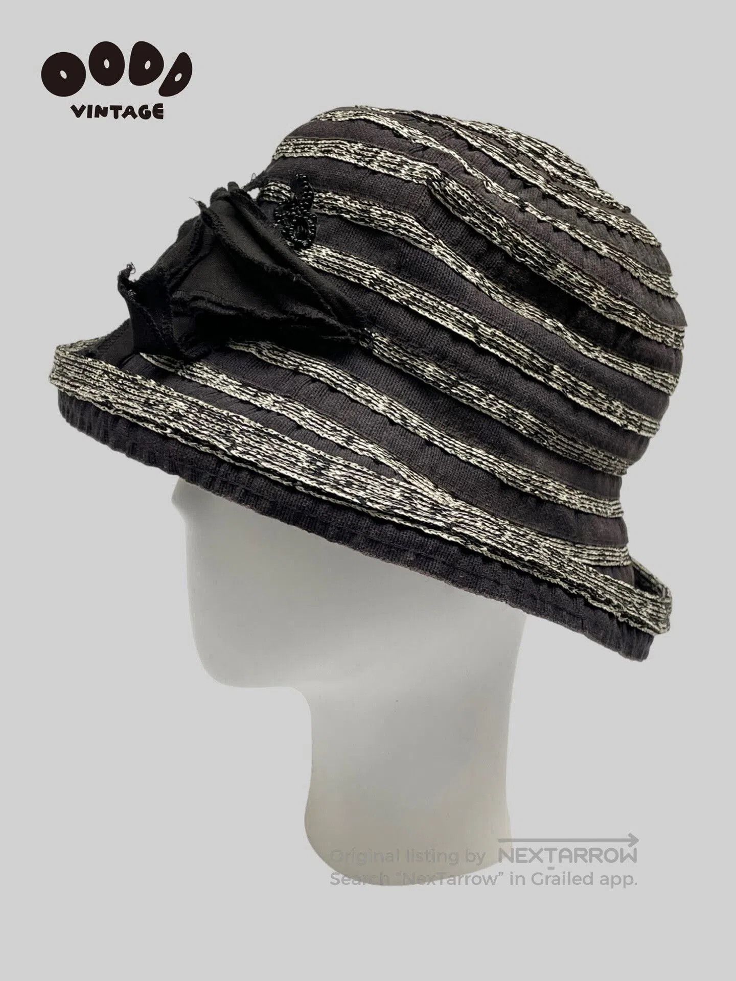 Dolce Vita Vintage Floral Beaded Bell Hat. Size ONE SIZE - 4 Thumbnail