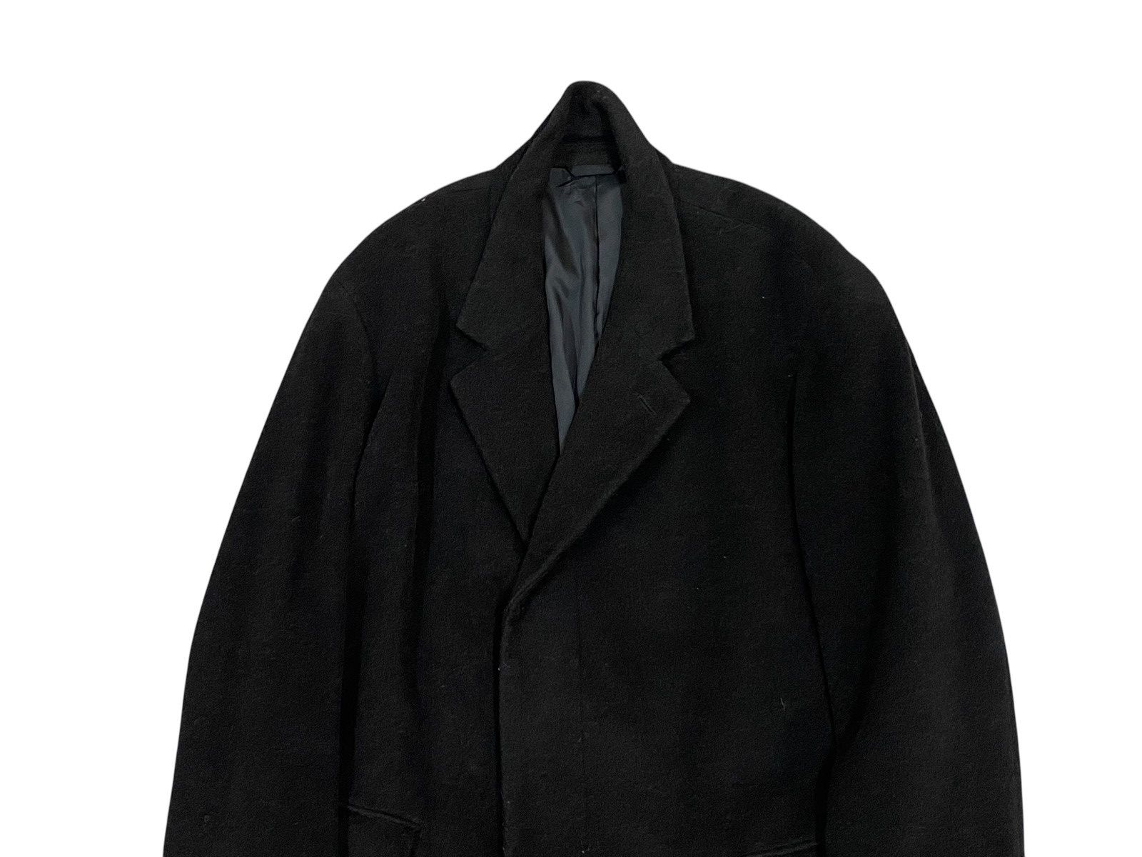 Yohji Yamamoto Vintage A.A.R Yohji Yamamoto Wool Overcoat - Made in Japan Size US M / EU 48-50 / 2 - 5 Thumbnail