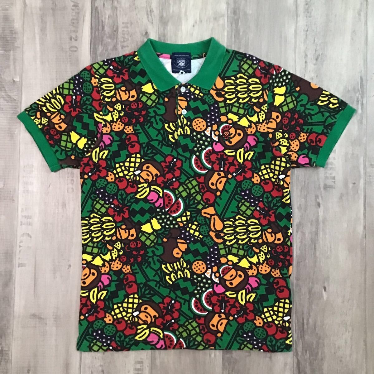 Bape × Nigo BAPE Tropical Milo polo shirt a bathing ape NIGO Size US S / EU 44-46 / 1 - 1 Thumbnail