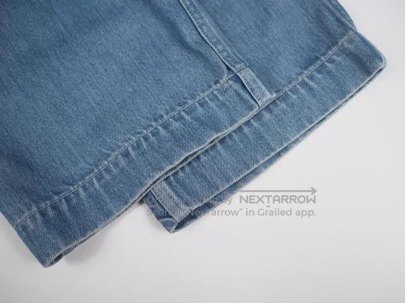 Nanamica nanamica Blue Denim Wide Leg Pants Size US 32 / EU 48 - 5 Thumbnail