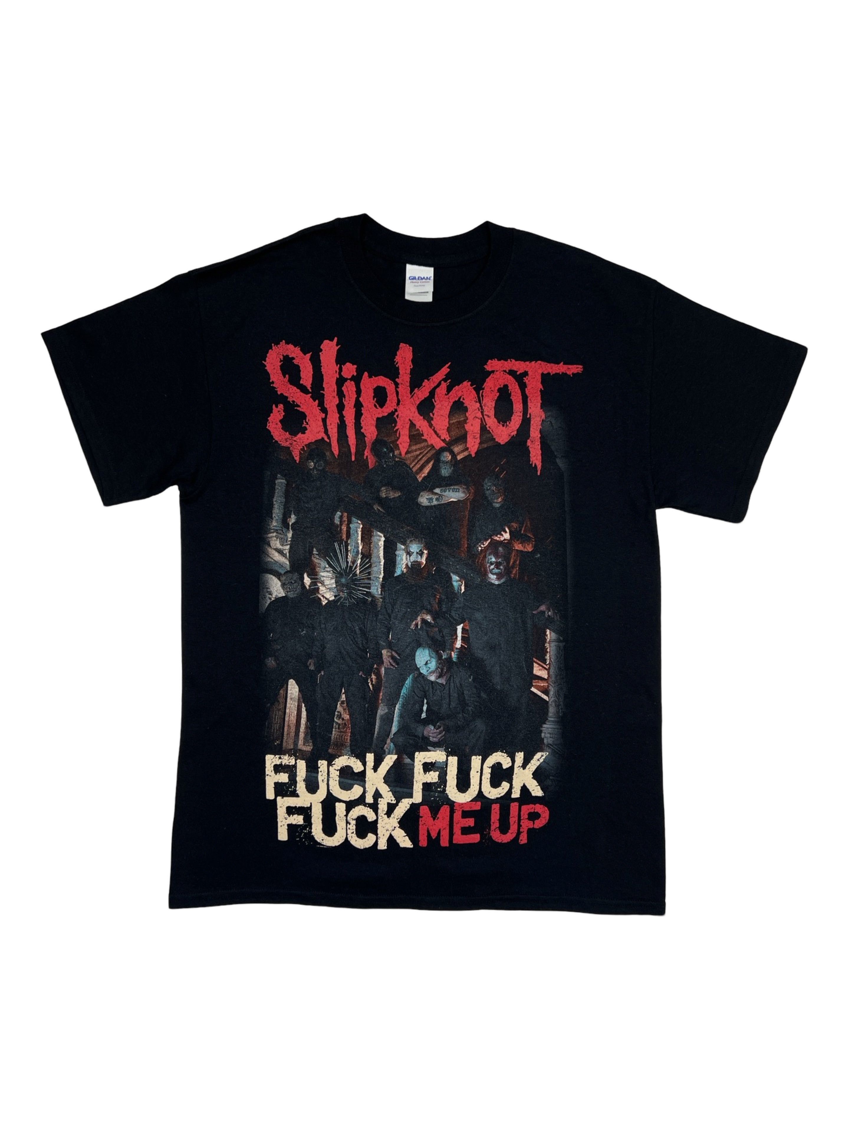 Band Tees 2015 Slipknot Fuck Me Up Crazy Both Side Printed Tee Size US S / EU 44-46 / 1 - 1 Thumbnail