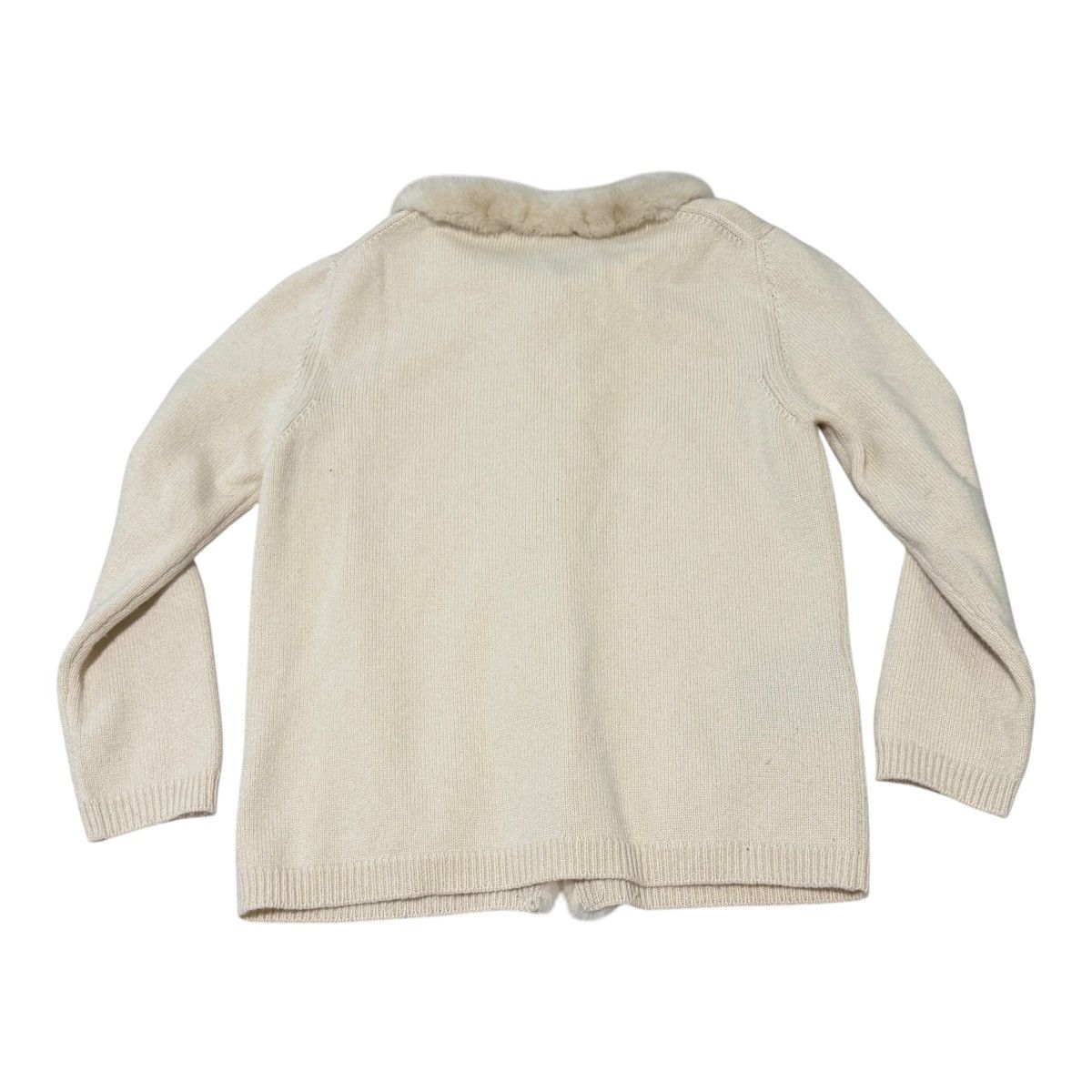 Prada Vintage Prada Natural Mink Fur Cardigan Sweater Size 40 Size S / US 4 / IT 40 - 2 Thumbnail