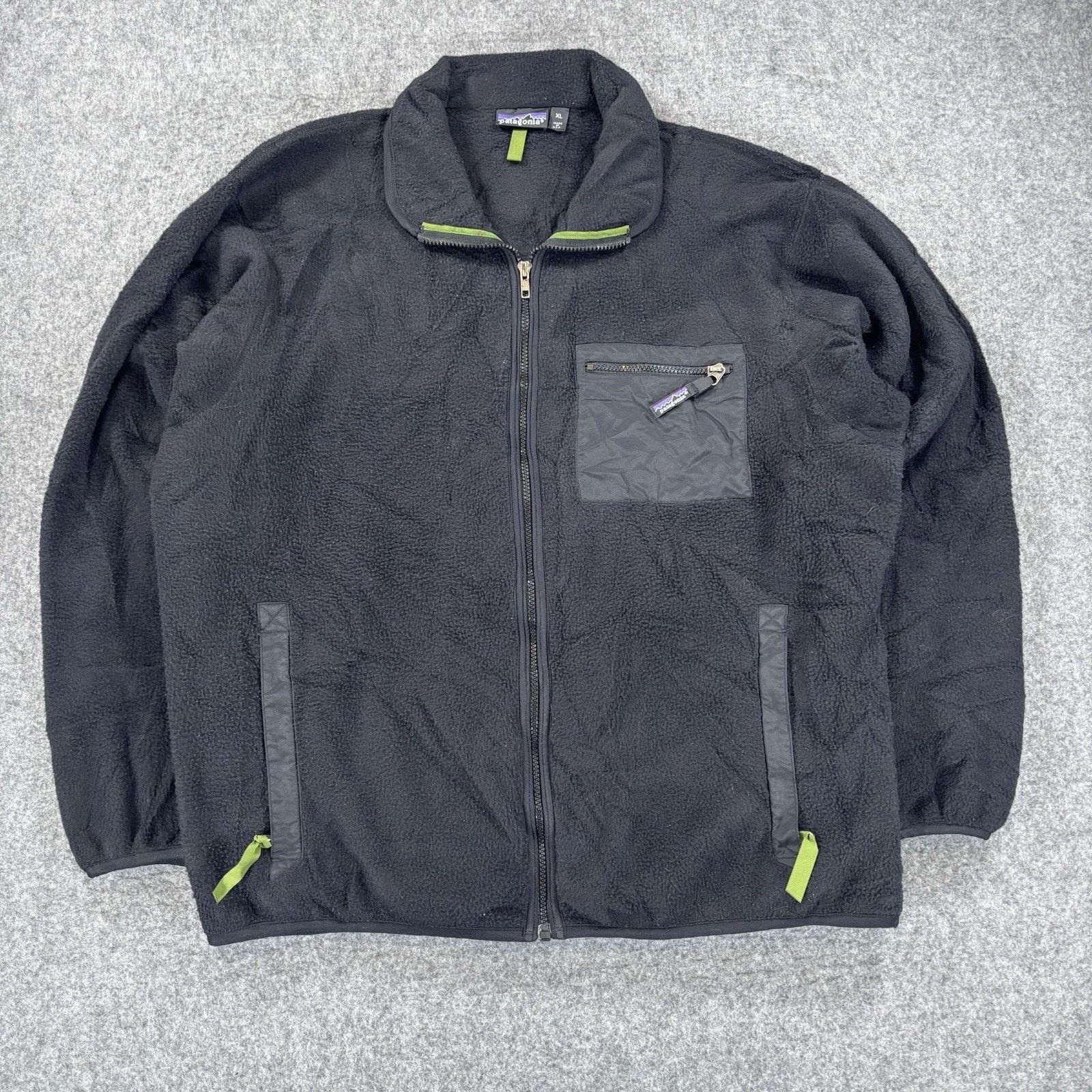 Patagonia Vintage 80's Patagonia Jacket Men’s XL Black 25021 USA Made Size US XL / EU 56 / 4 - 1 Thumbnail