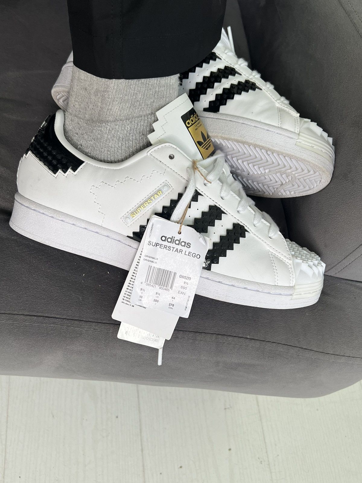Adidas × LEGO Adidas Superstar Lego Size US 10 / EU 43 - 1 Thumbnail