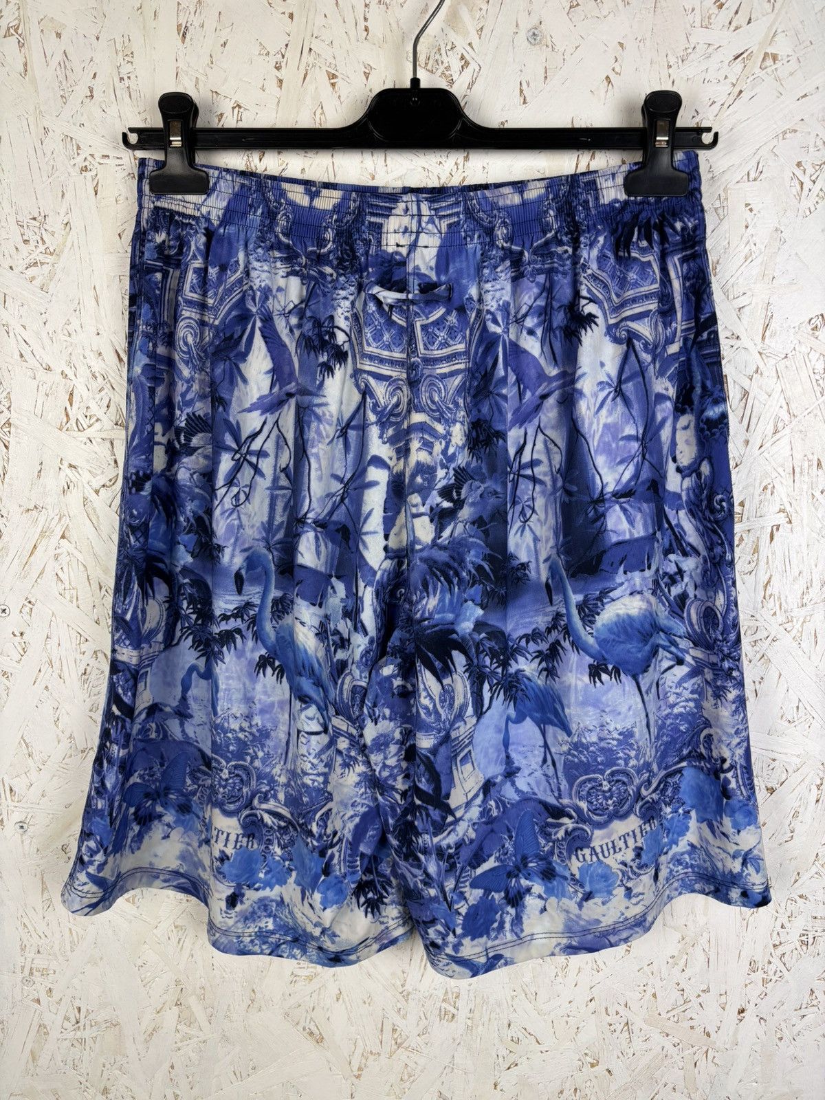 Jean Paul Gaultier Vintage Jean Paul Gaultier Flamingo Paradise Swimwear Shorts Size US 34 / EU 50 - 4 Thumbnail