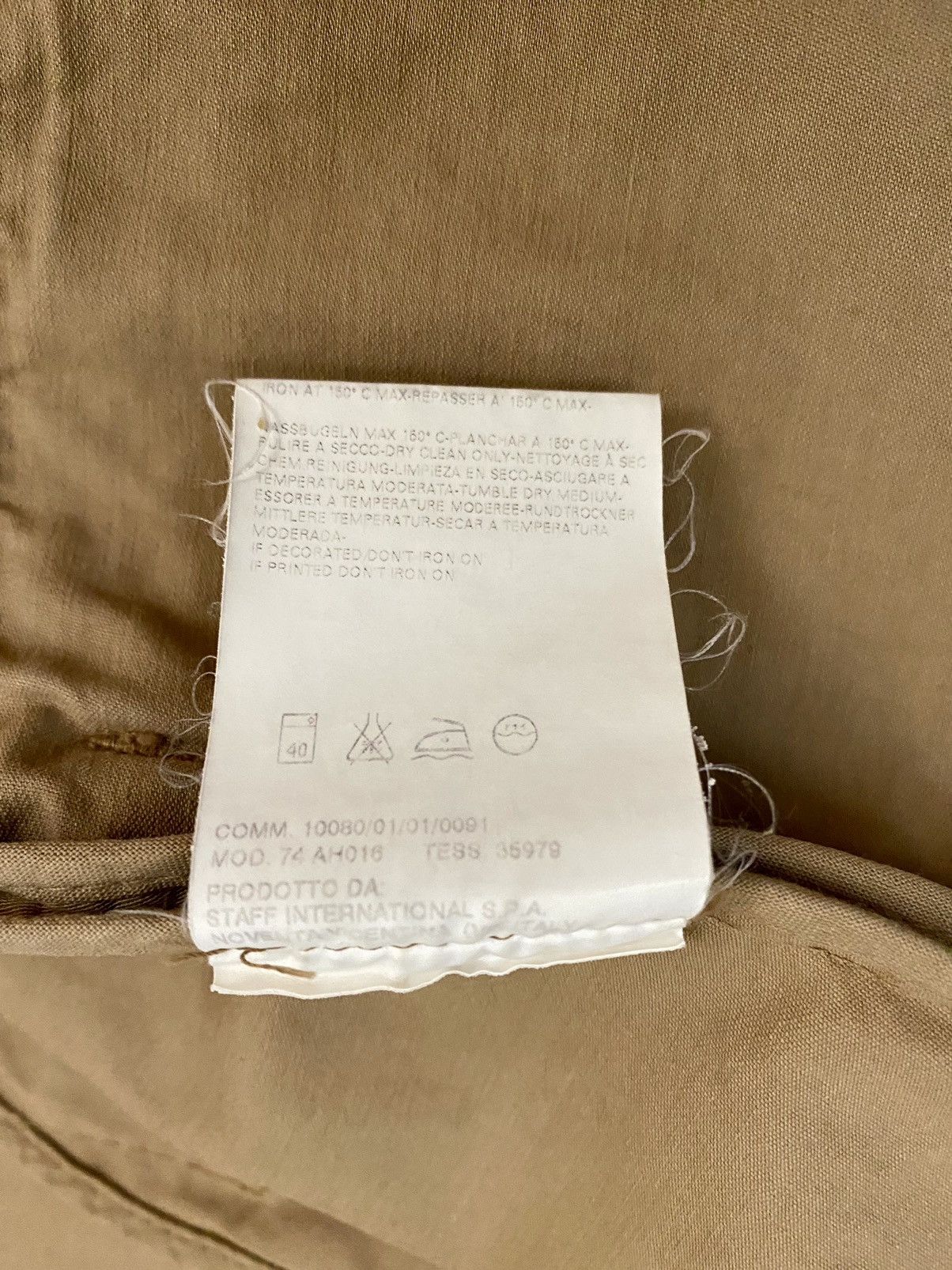 Dsquared2 DSQ2 🇮🇹 Brown Cotton Twill Safari Leisure jacket 48 NWOT Size US M / EU 48-50 / 2 - 14 Thumbnail