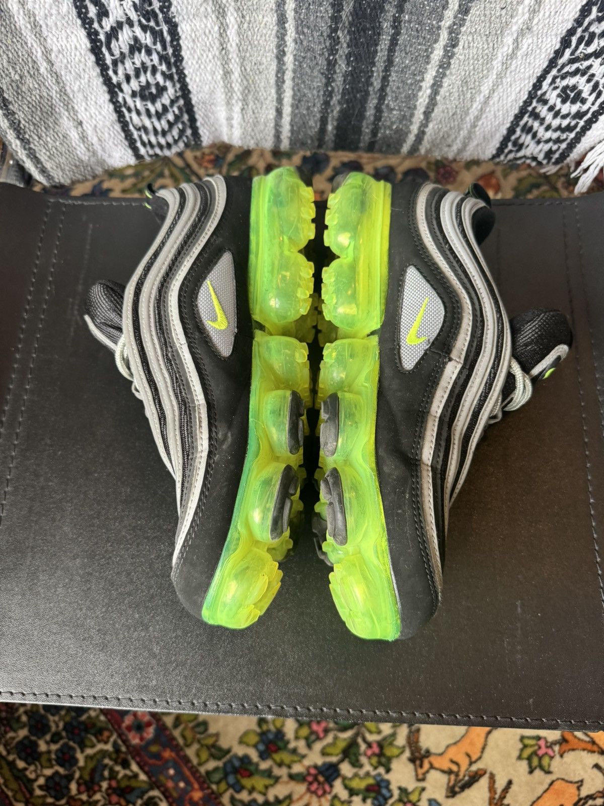 Nike Air VaporMax 97 'Neon' Size US 9 / EU 42 - 3 Thumbnail