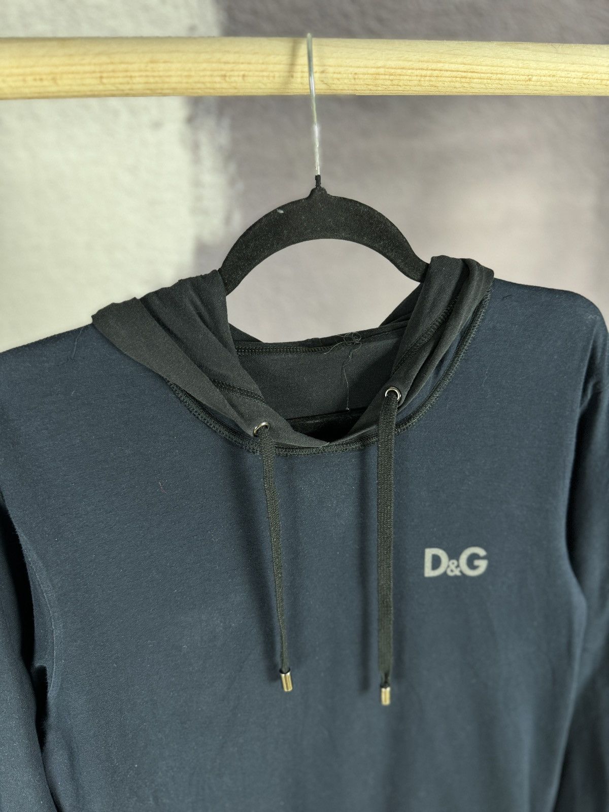 Dolce & Gabbana Dolce & Gabbana reversible black/navy hoodie embroidery logo Size US S / EU 44-46 / 1 - 13 Thumbnail