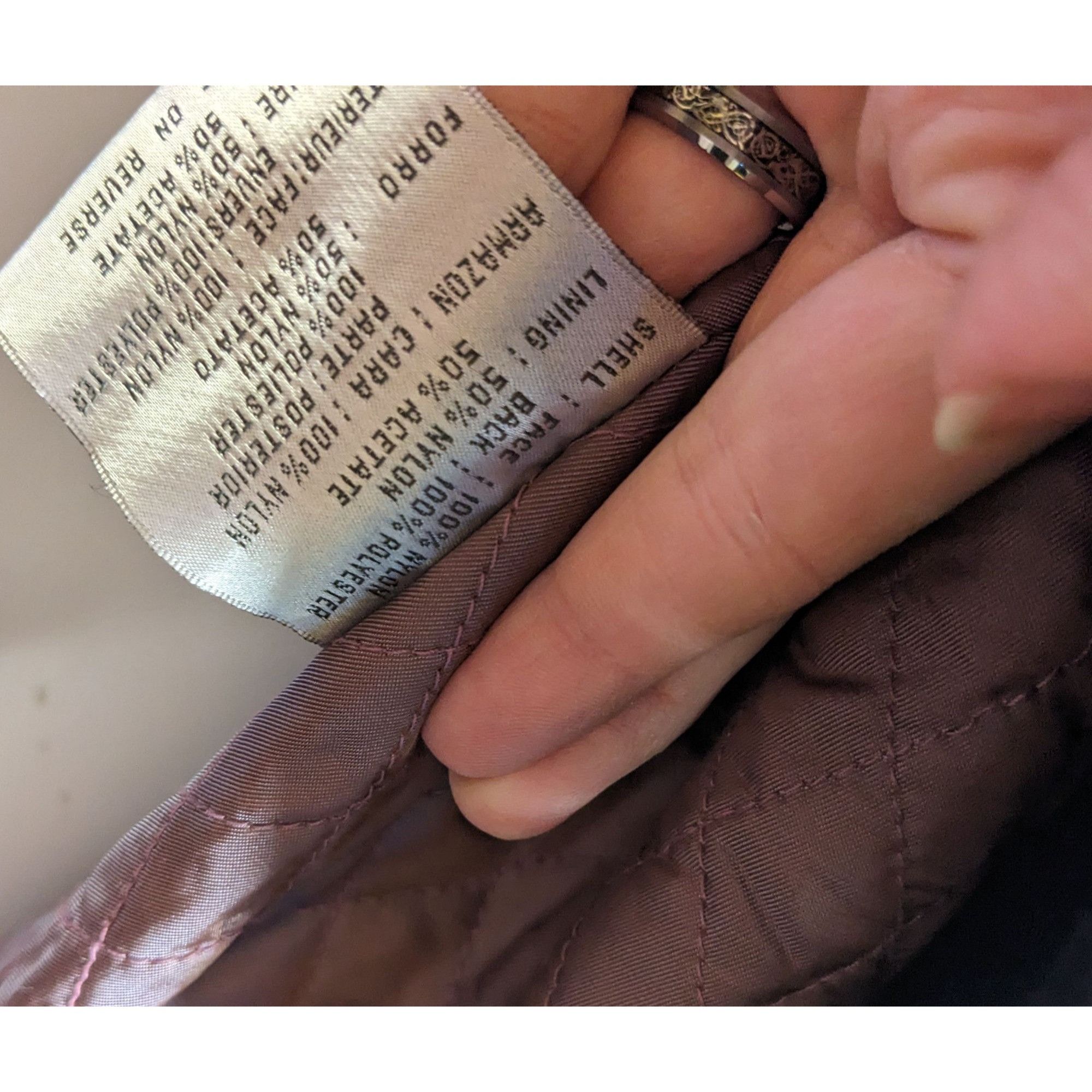 Nine West Nine West Black Velvet Double-Breasted Peacoat Medium Quilte Size M / US 6-8 / IT 42-44 - 6 Thumbnail
