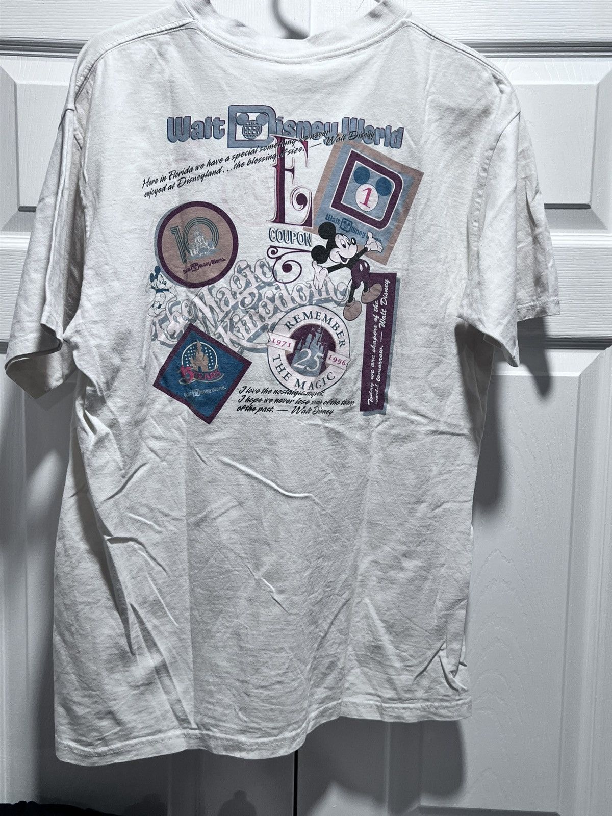 Disney Vintage Walt Disney 25th anniversary tee 1996 Size US L / EU 52-54 / 3 - 3 Thumbnail