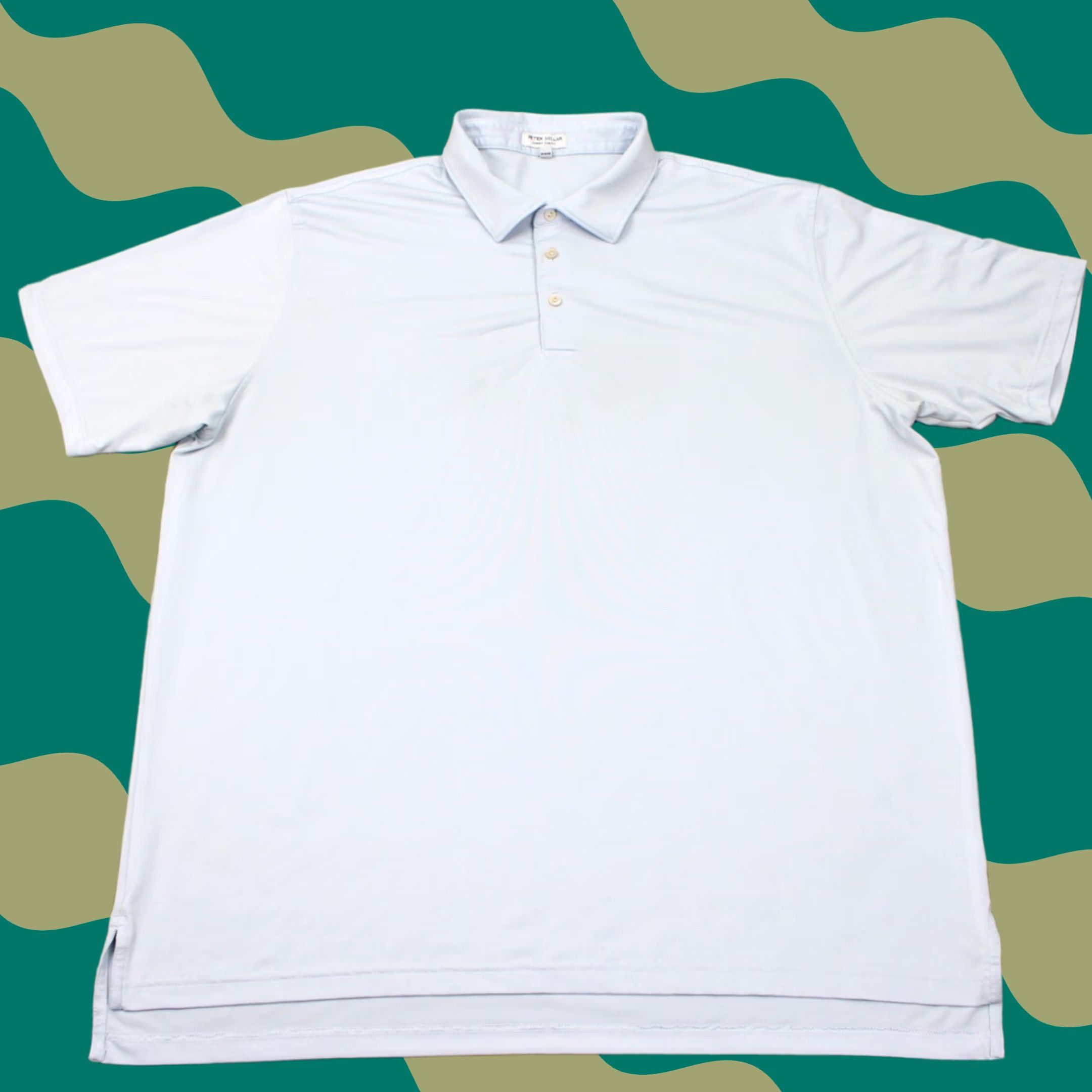 Peter Millar Peter Millar Summer Comfort Polo Shirt Mens 2XL Blue Poly Spandex Short Sleeve Golf Shirt Size US XXL / EU 58 / 5 - 1 Thumbnail
