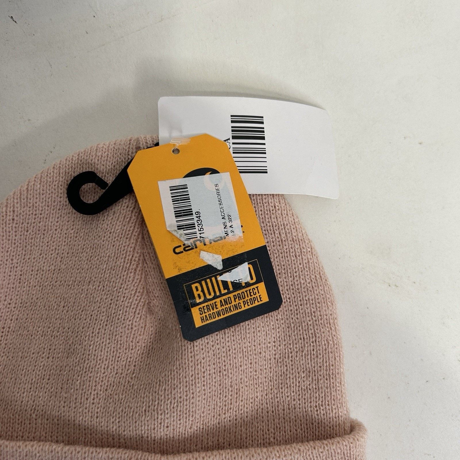 Carhartt Carhartt Acrylic Knit Beanie Hat “Pale Pink” OSFA Size ONE SIZE - 4 Thumbnail