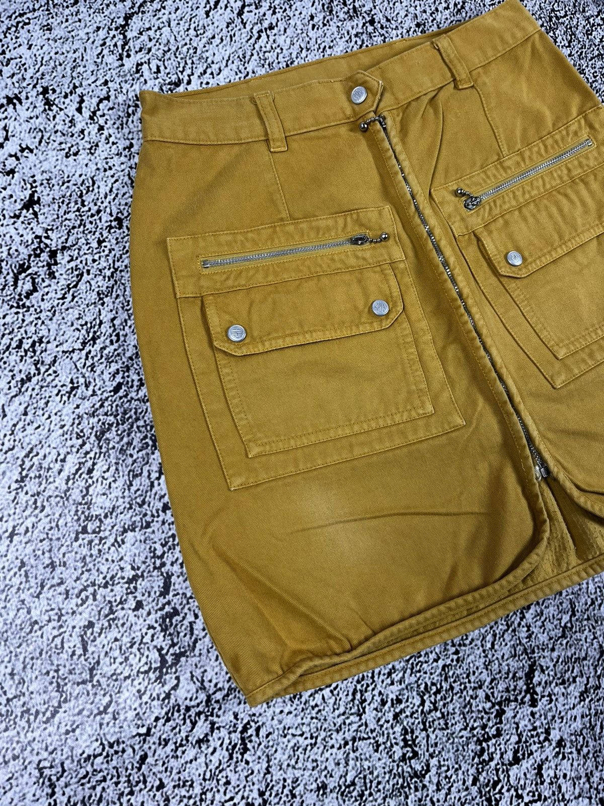 Replay Vintage Y2K faded Replay corduroy zip cargo mini skirt 00s Size 27" / US 4 / IT 40 - 2 Thumbnail