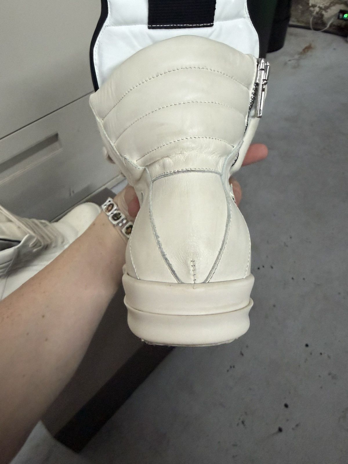 Rick Owens Rick Owens Milk White Geo Basket Size US 8 / EU 41 - 4 Thumbnail