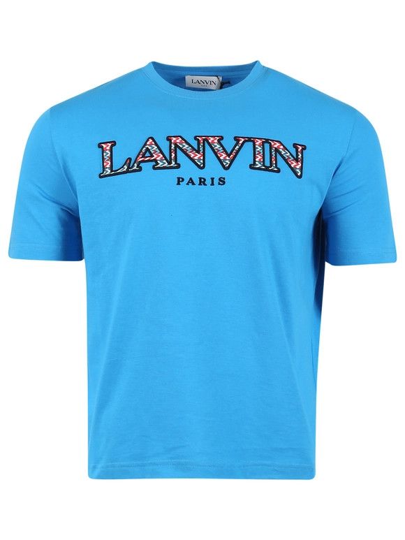 Lanvin o1w1db10724 T-Shirt in Blue Azur Size US XS / EU 42 / 0 - 1 Thumbnail