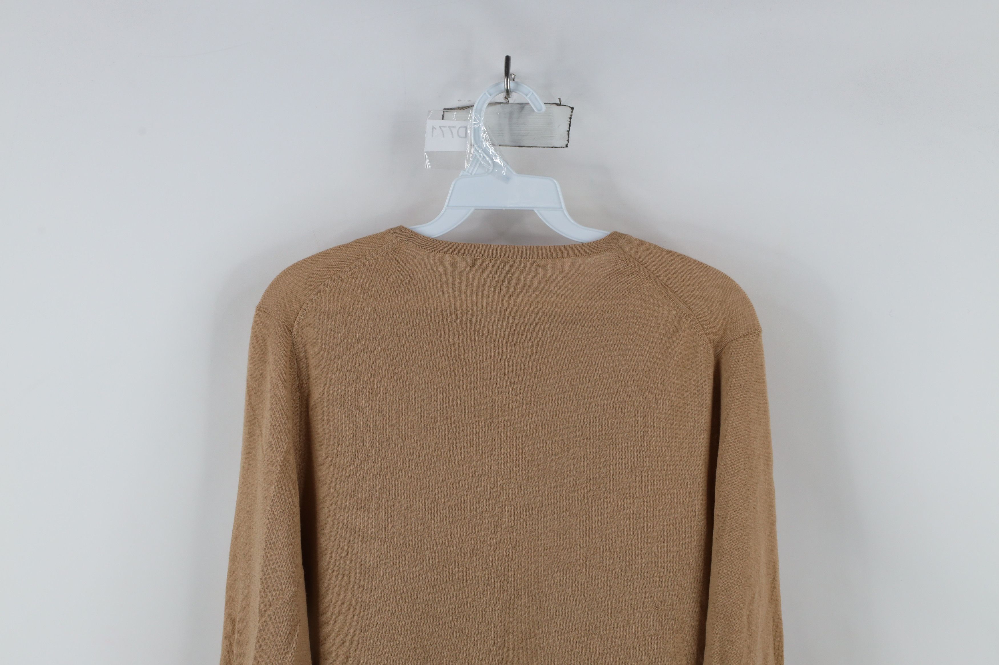 Neiman Marcus × Vintage Vintage Neiman Marcus Lightweight Cashmere Sweater Beige Size L / US 10 / IT 46 - 9 Thumbnail