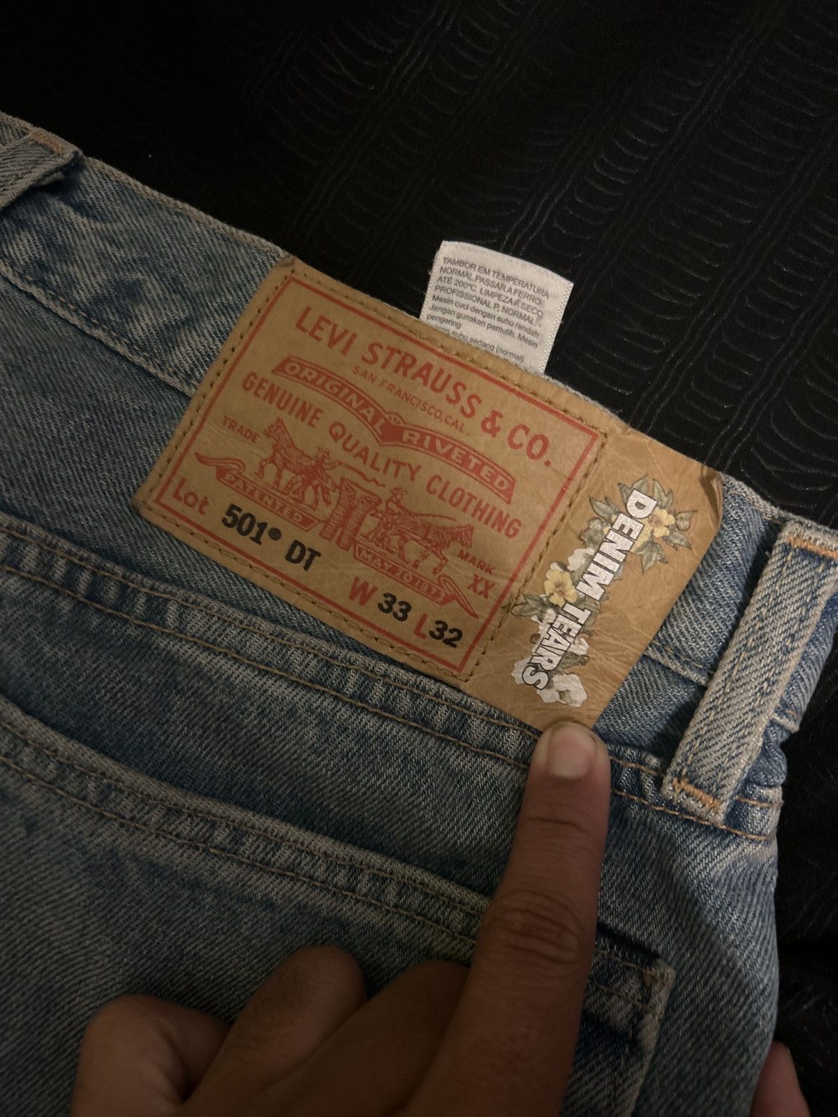 DENIM TEARS Denim Tear Jeans size 33x32 Size US 33 - 6 Thumbnail