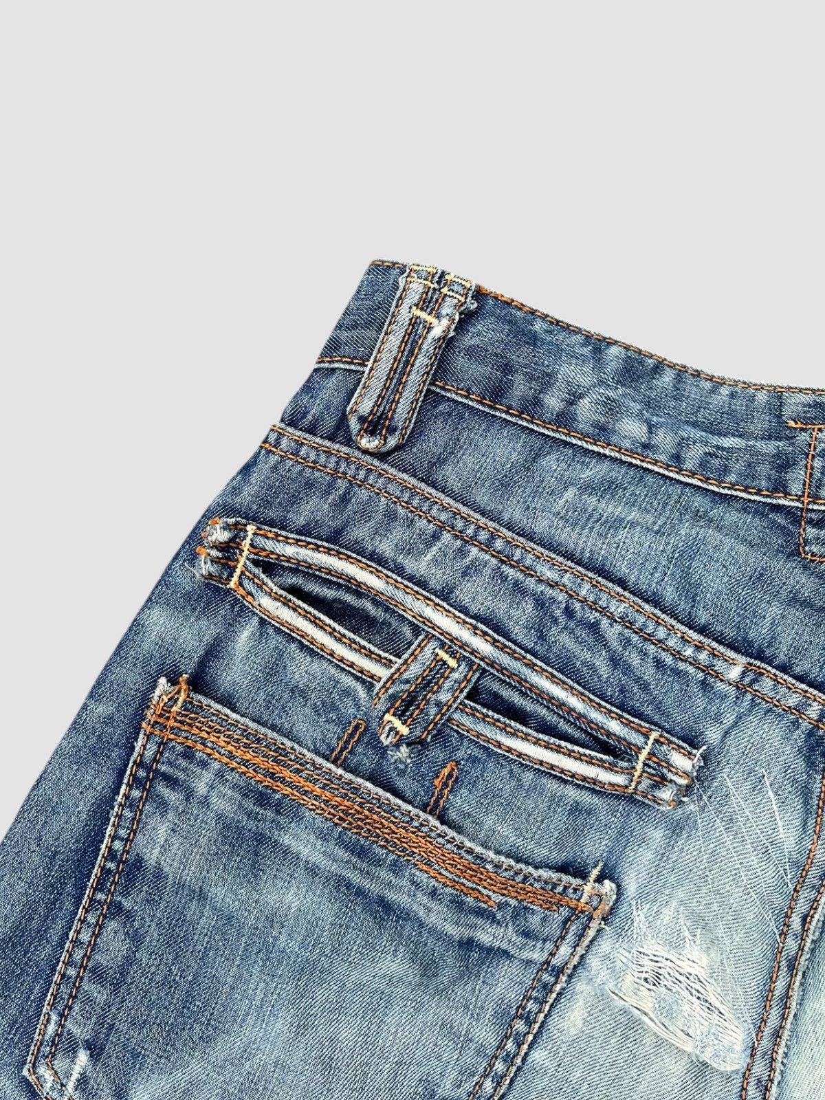 Taverniti Distressed Taverniti So Jeans Flare Jeans Size US 30 / EU 46 - 11 Thumbnail